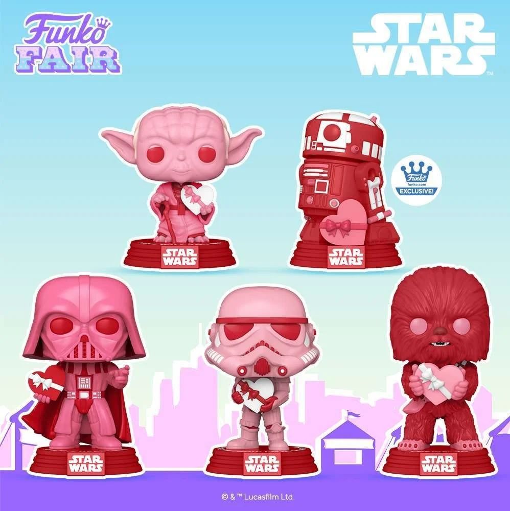 Funko Pop esta colección de Star Wars para el Día de San Valentín te