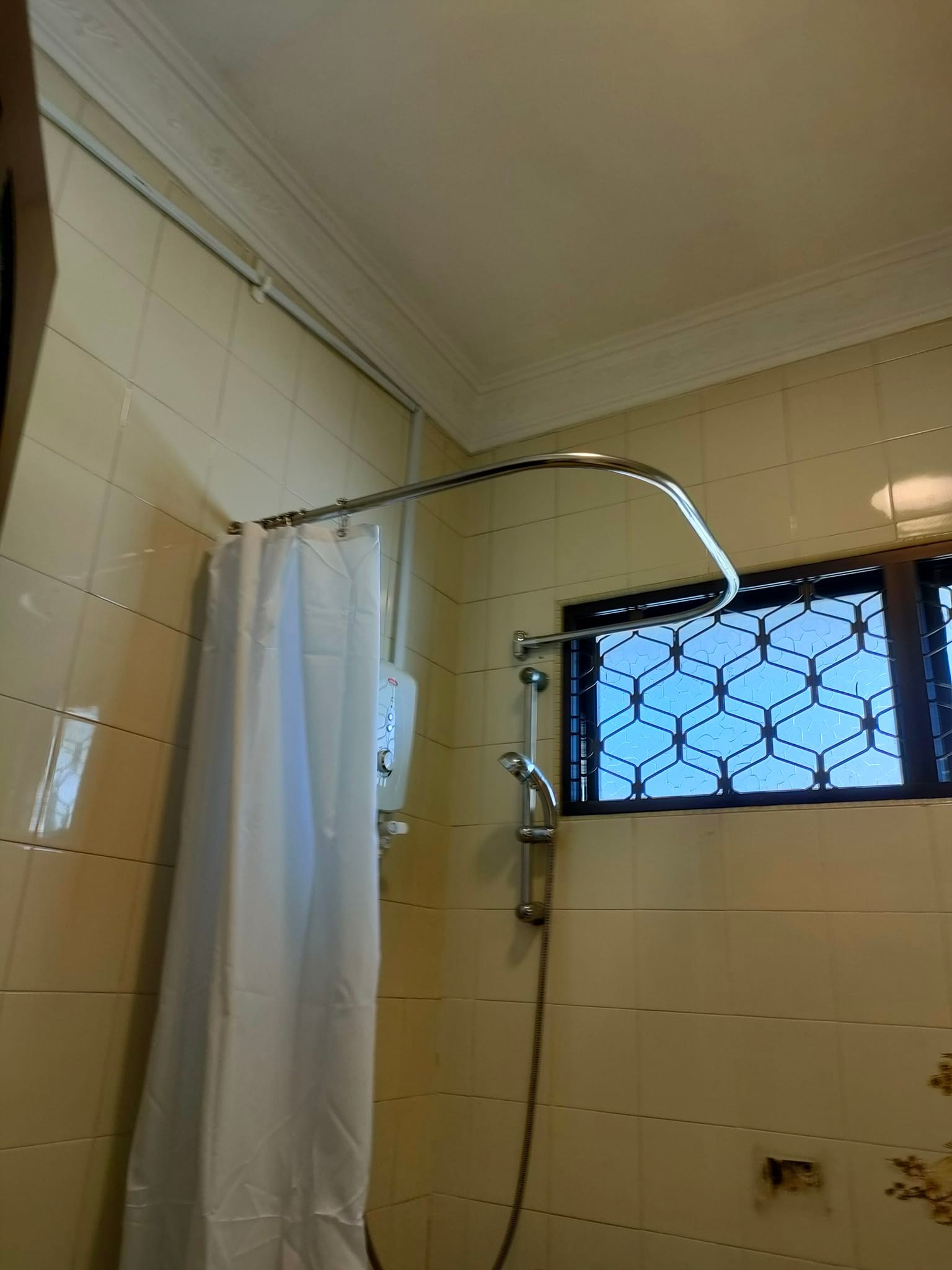 Ushape Stainless Steel Shower Rod Vinnken