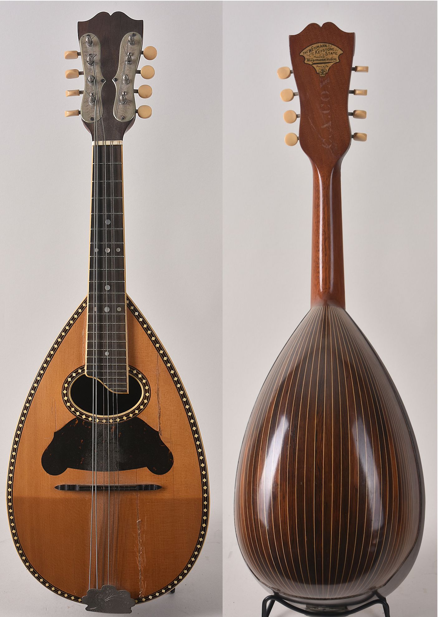 Weymann, Roundback, Mandolin, 1910, Philadelphia Vintage Instruments