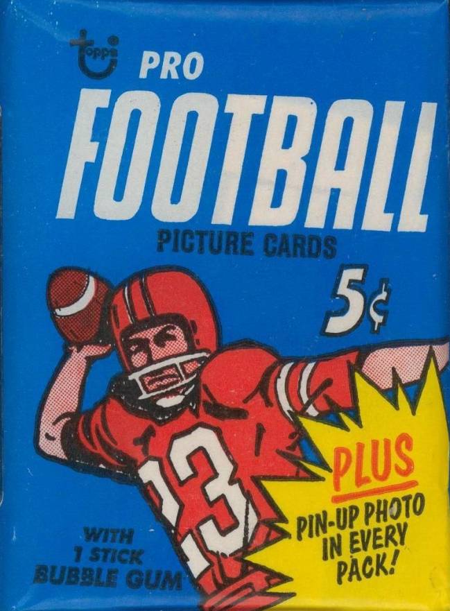 1968 Topps Wax Pack WP Football VCP Price Guide