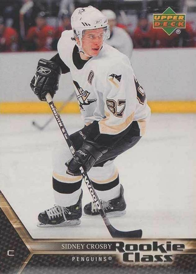 2005 Upper Deck Rookie Class Sidney Crosby 1 Hockey VCP Price Guide