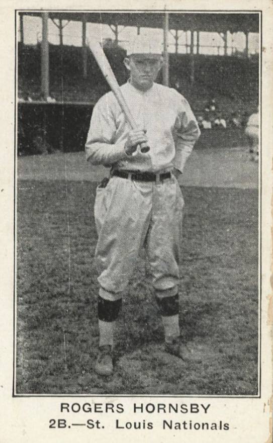 1922 American CaramelSeries of 120 ! RB Rogers Hornsby Baseball