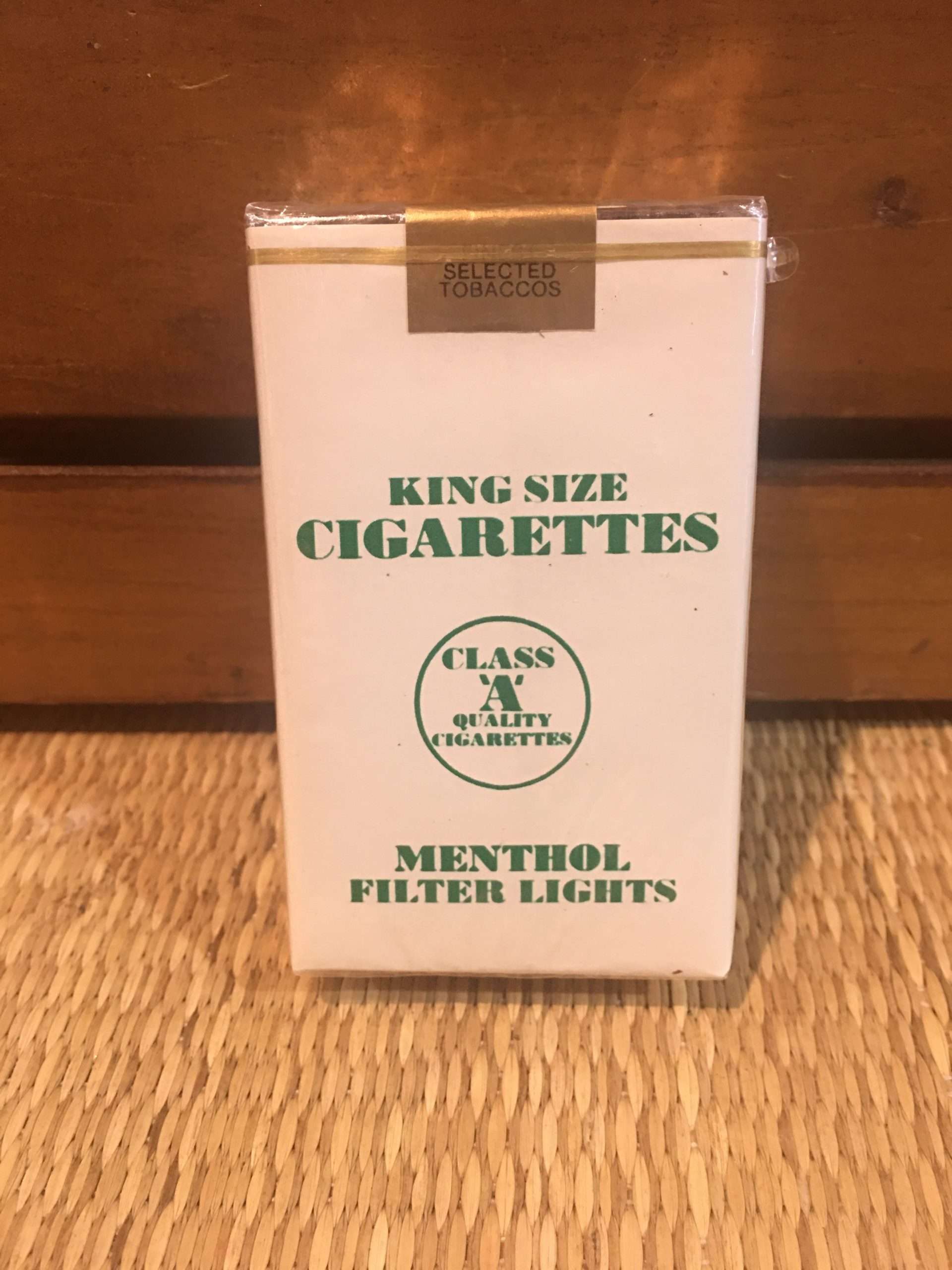 King Size Menthol Filter Lights Cigarette Soft Pack! Danly's Vintage