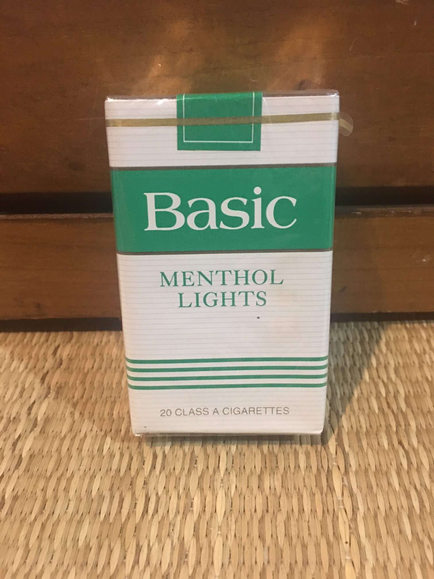 Basic Menthol Lights Cigarette Soft Pack! Danly's Vintage Cigarette