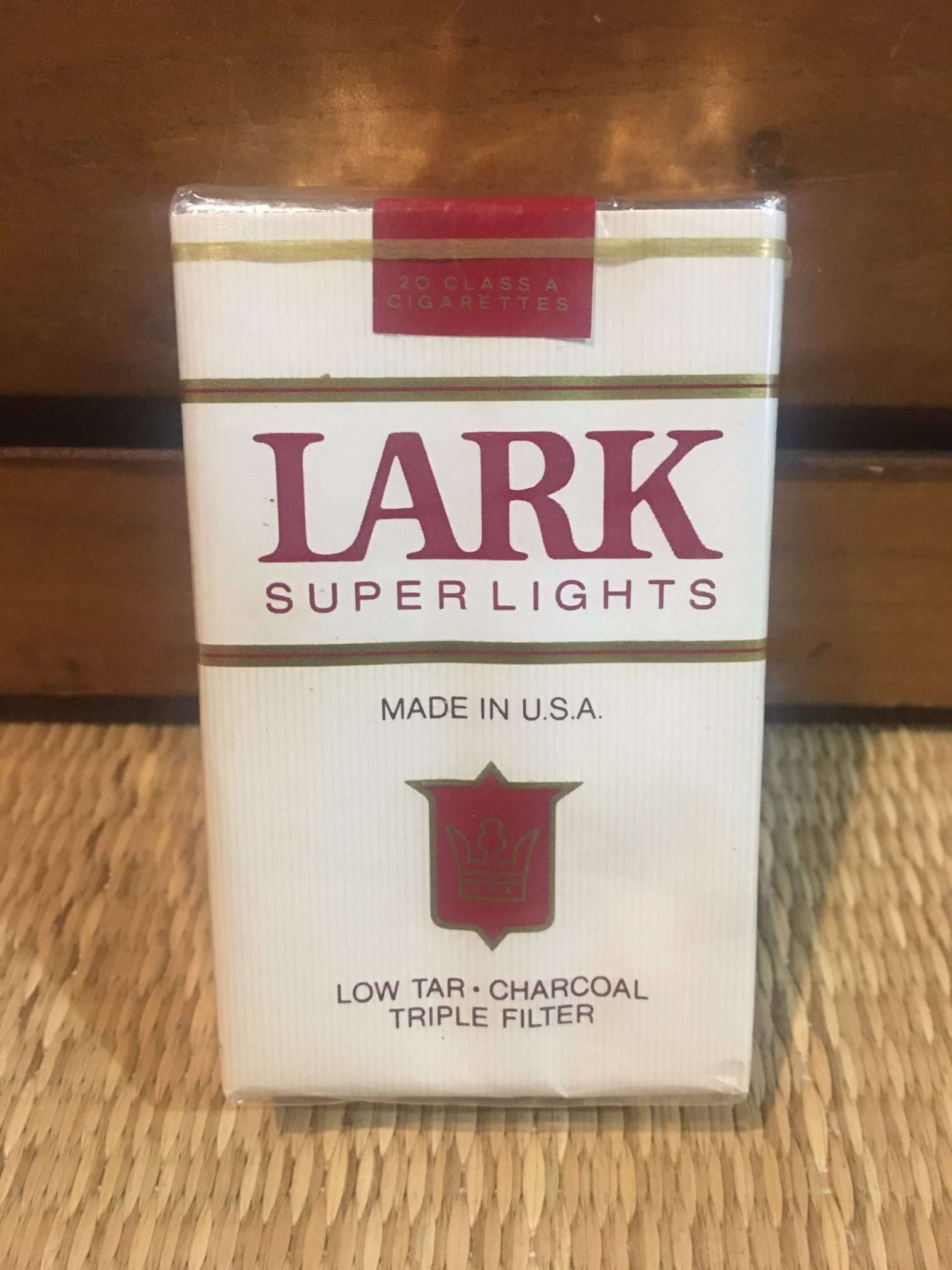 Lark Super Lights Charcoal Triple Filter Cigarette Soft Pack! Danly's