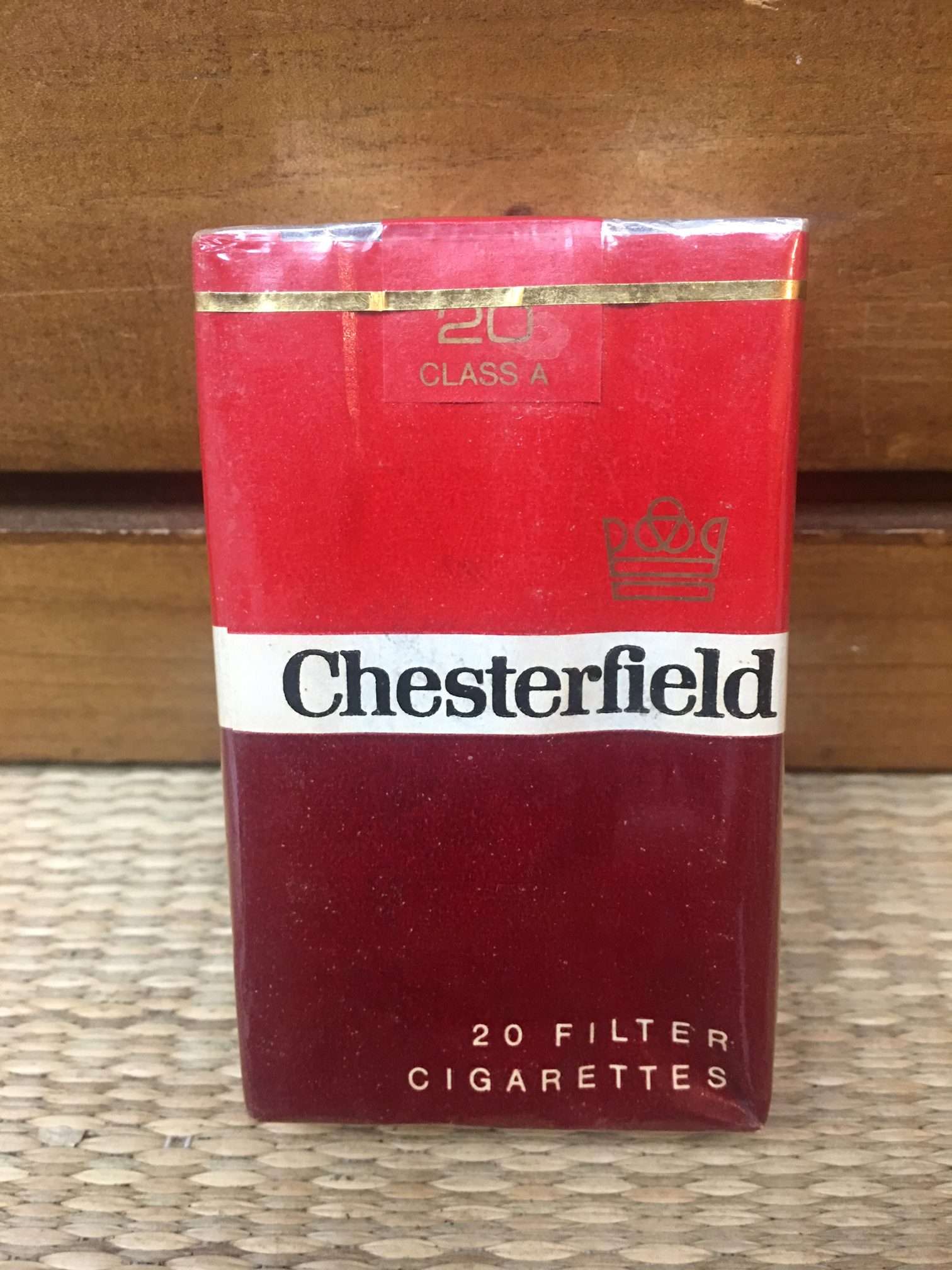 1960’s Chesterfield Filter Cigarette Soft Pack by Liggett & Myers Inc