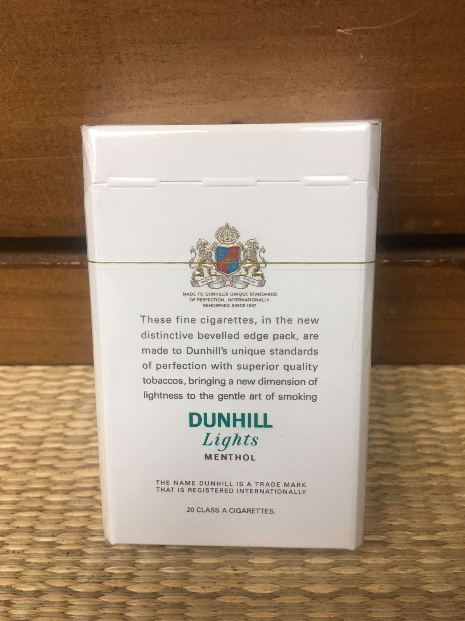 Dunhill Menthol Lights Cigarette Hard Pack! Danly's Vintage Cigarette