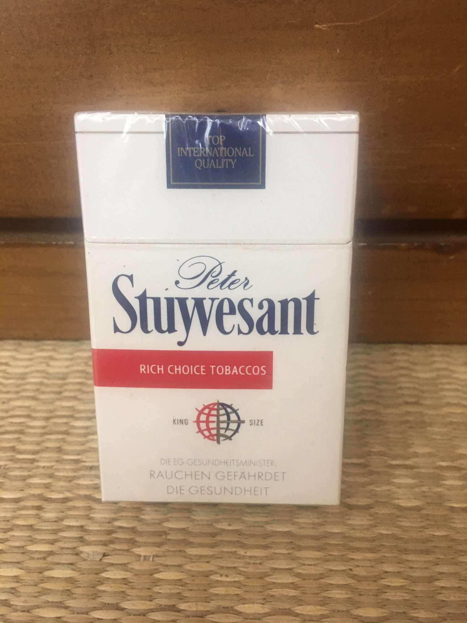 Peter Stuyvesant King Size Cigarette Hard Pack! Made in Germany