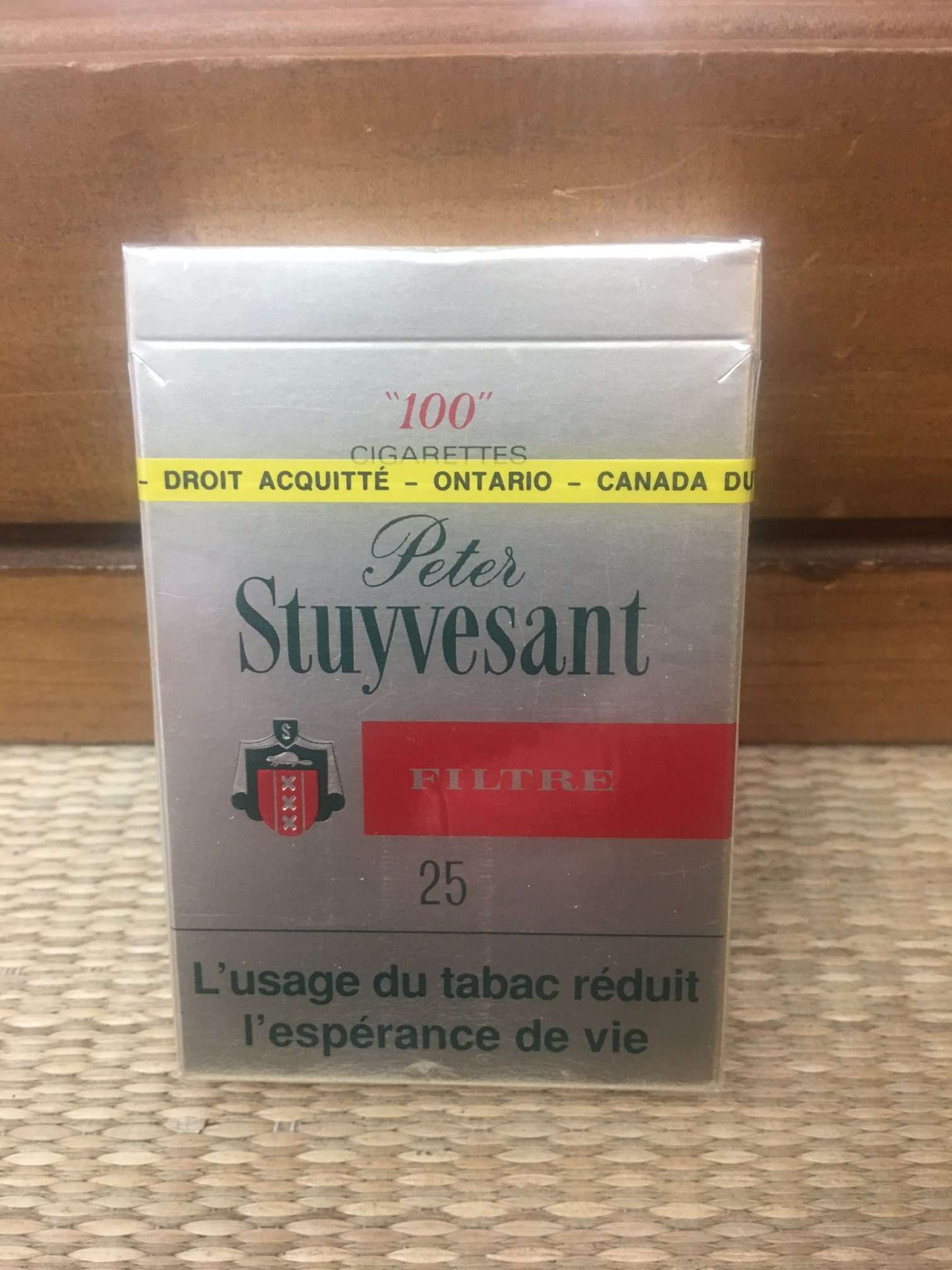 Peter Stuyvesant King Size 100’s Cigarette Hard Pack! Made in Canada