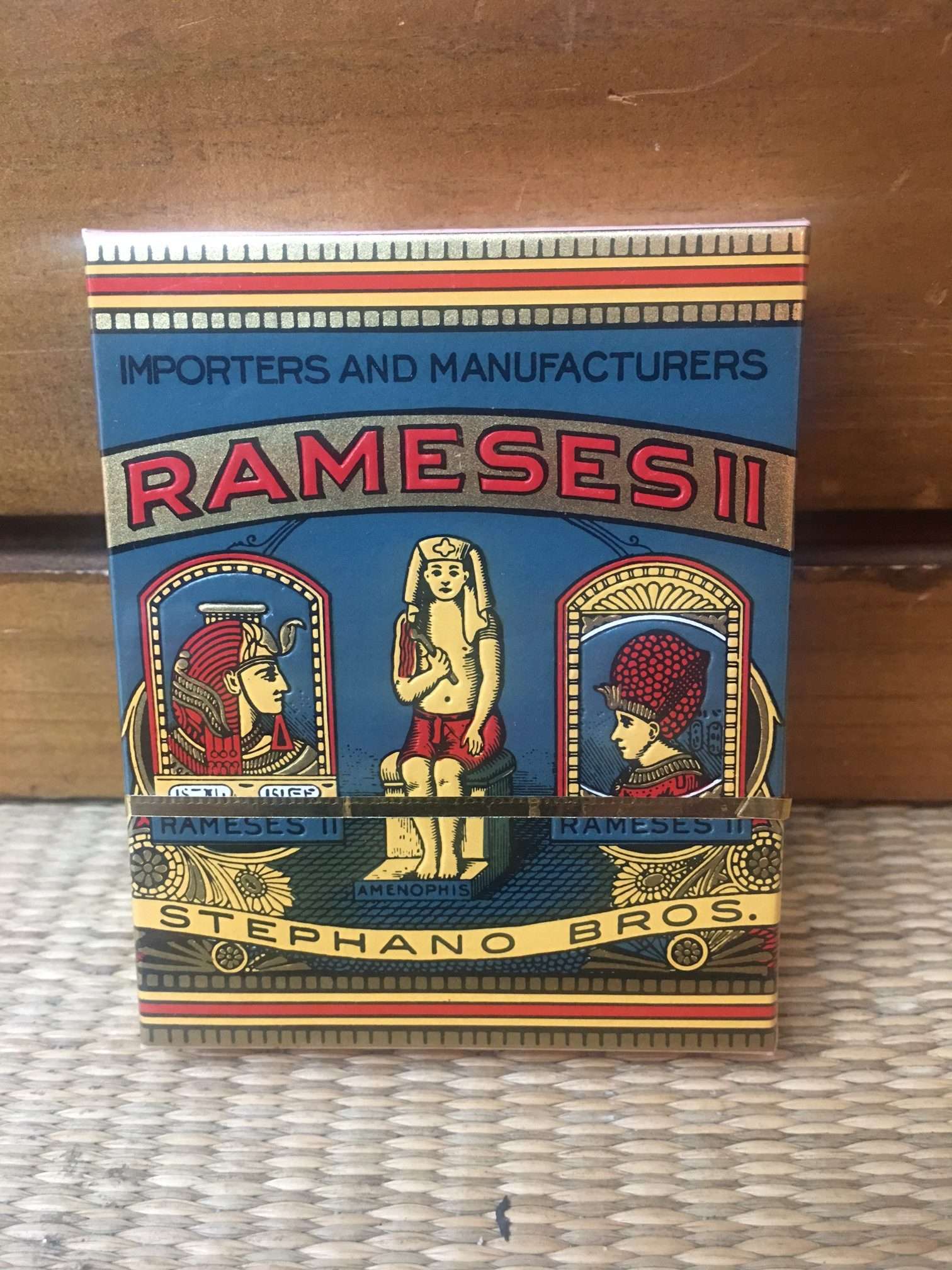 Rameses II Egyptian Cigarette Hard Pack by Stephano Brothers! Danly's