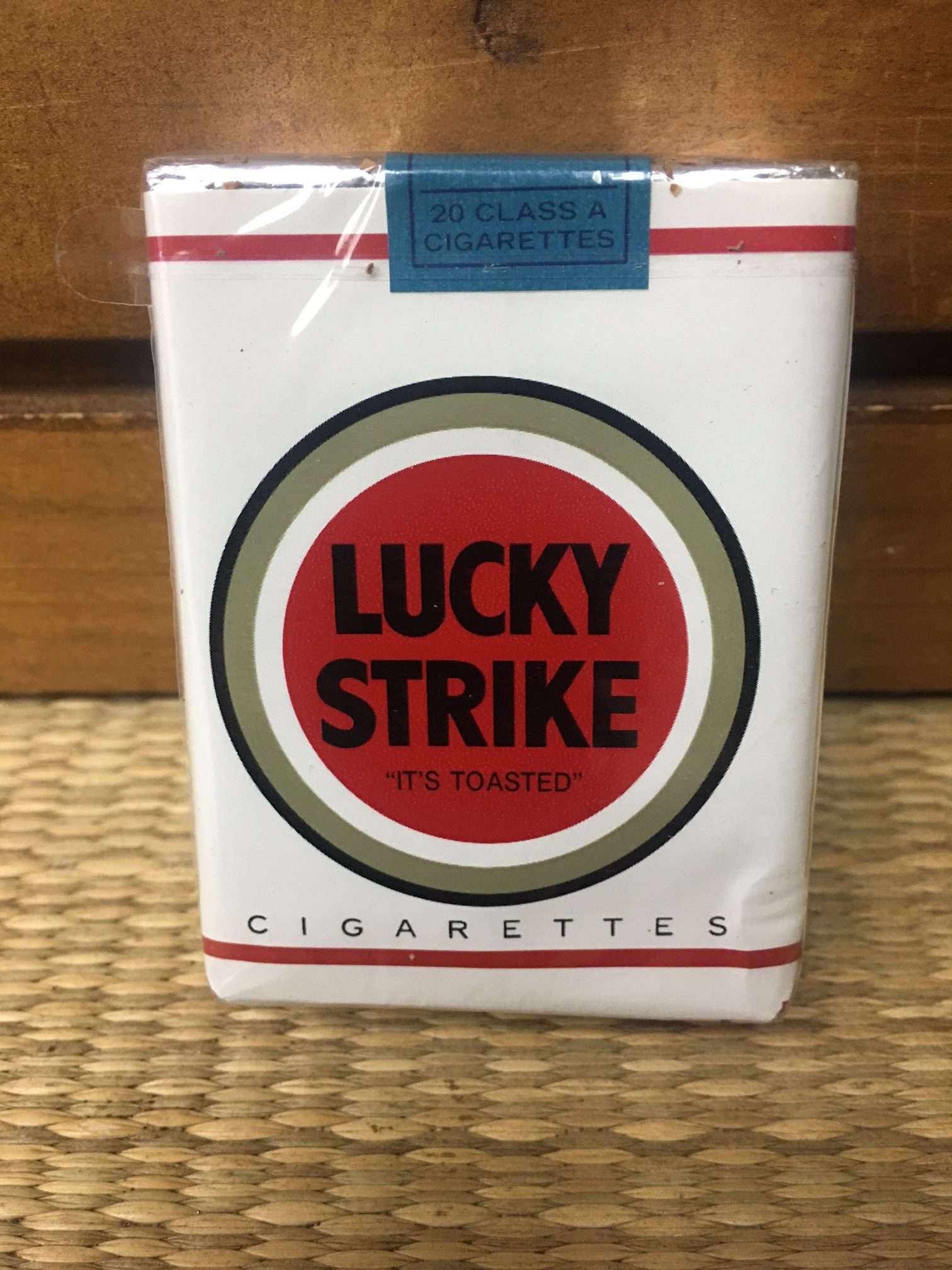 Lucky Strike Cigarette Soft Pack by the RJ Reynolds Tobacco Company! It