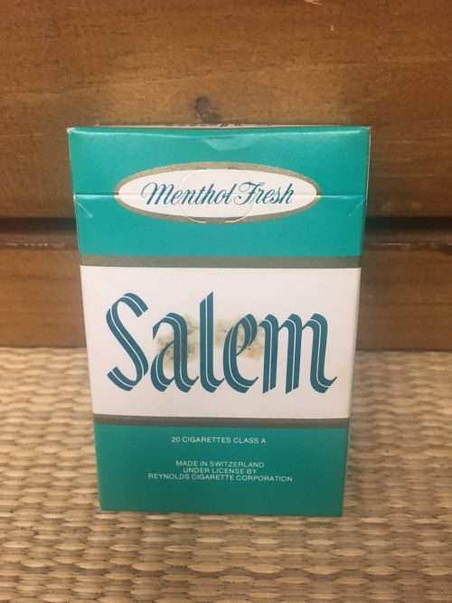 1960’s Salem Menthol Fresh Filter Cigarette Hard Pack by Reynolds