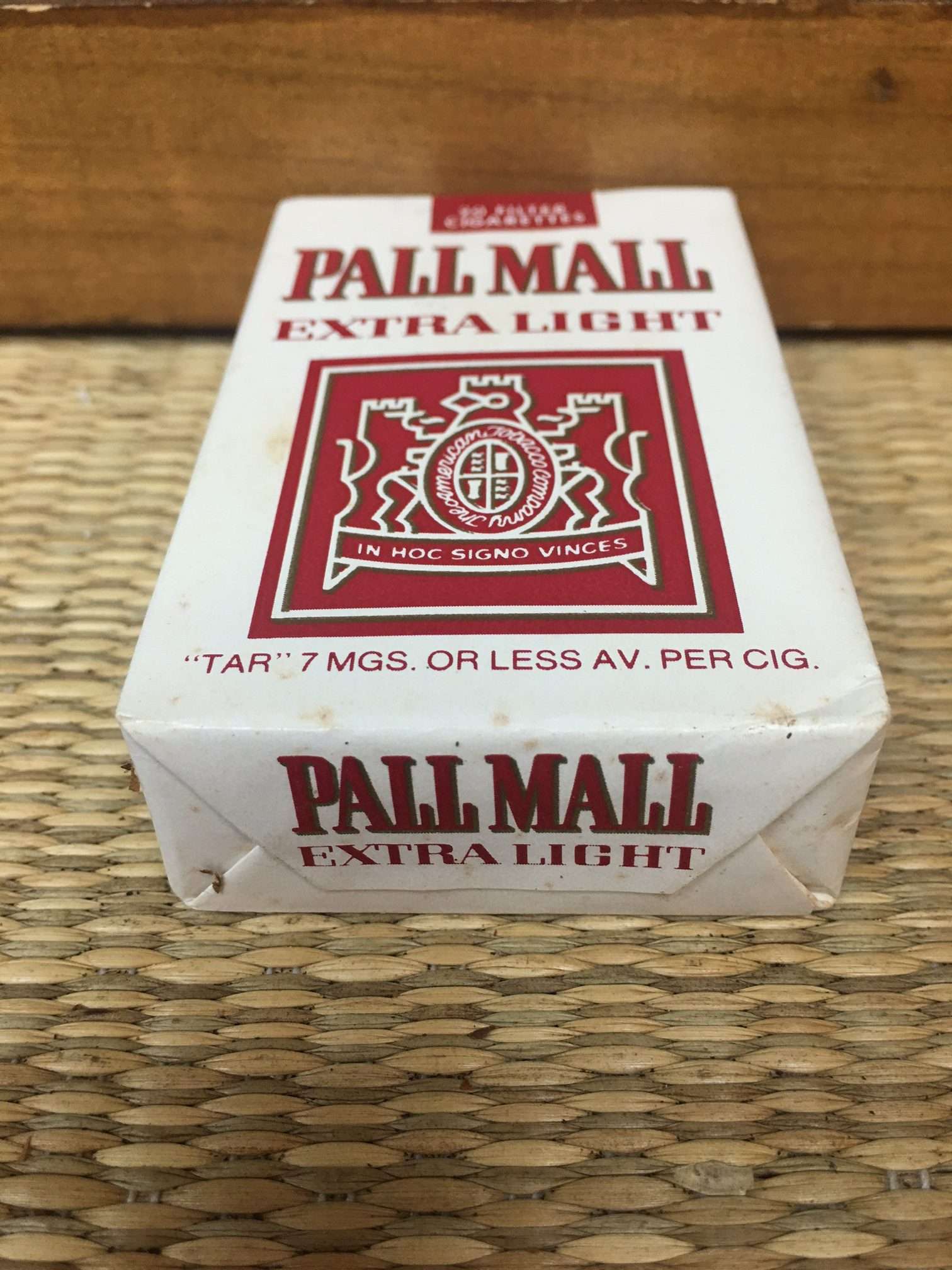 1970’s Pall Mall Extra Light Cigarette Soft Pack The American Tobacco