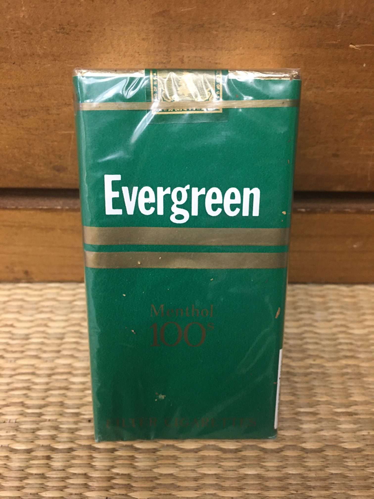 Evergreen Menthol 100 Filter Cigarette Soft Pack! Made in Philippines
