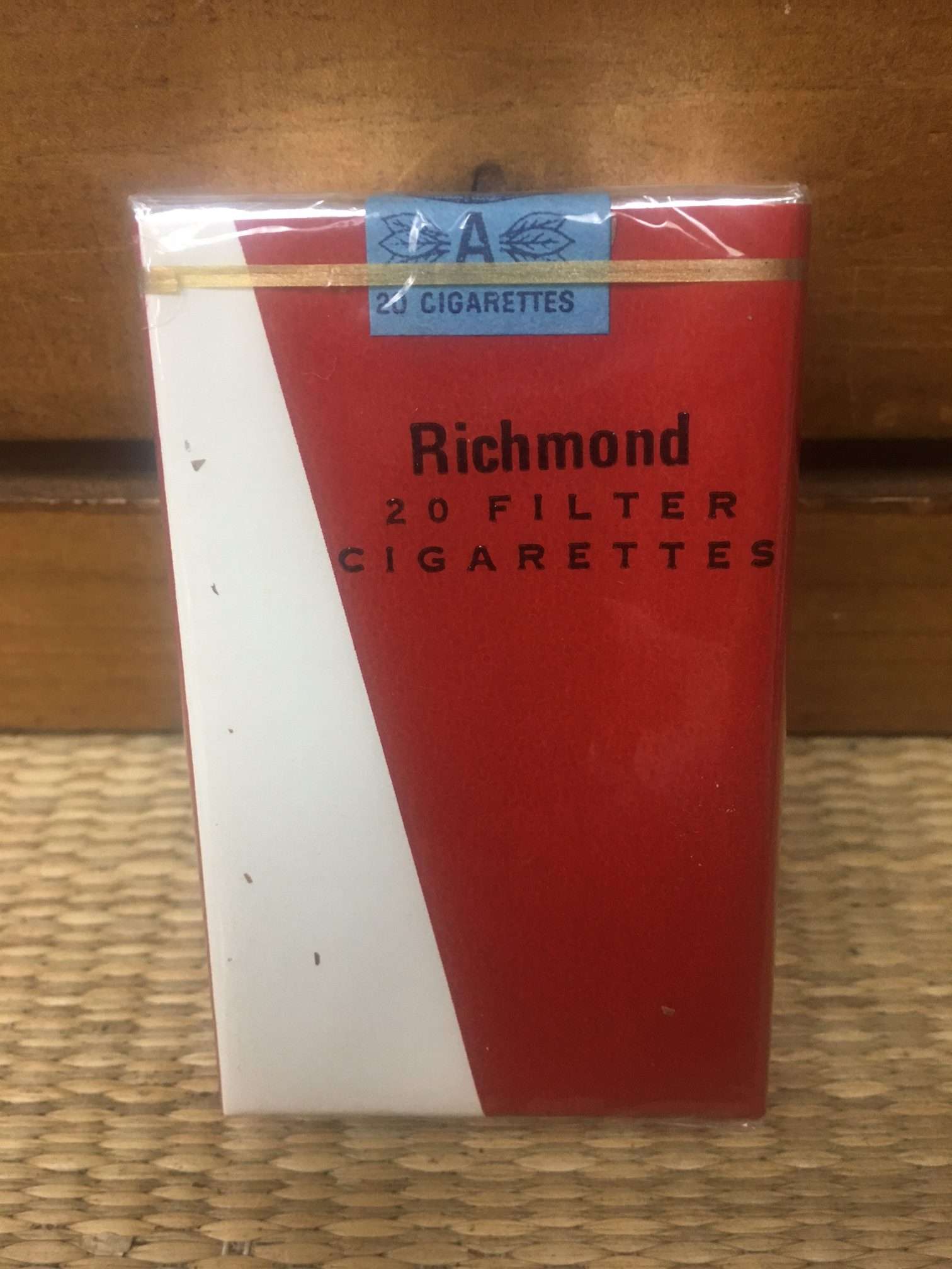 Richmond Cigarette Soft Trademark Pack by the American Tobacco Company