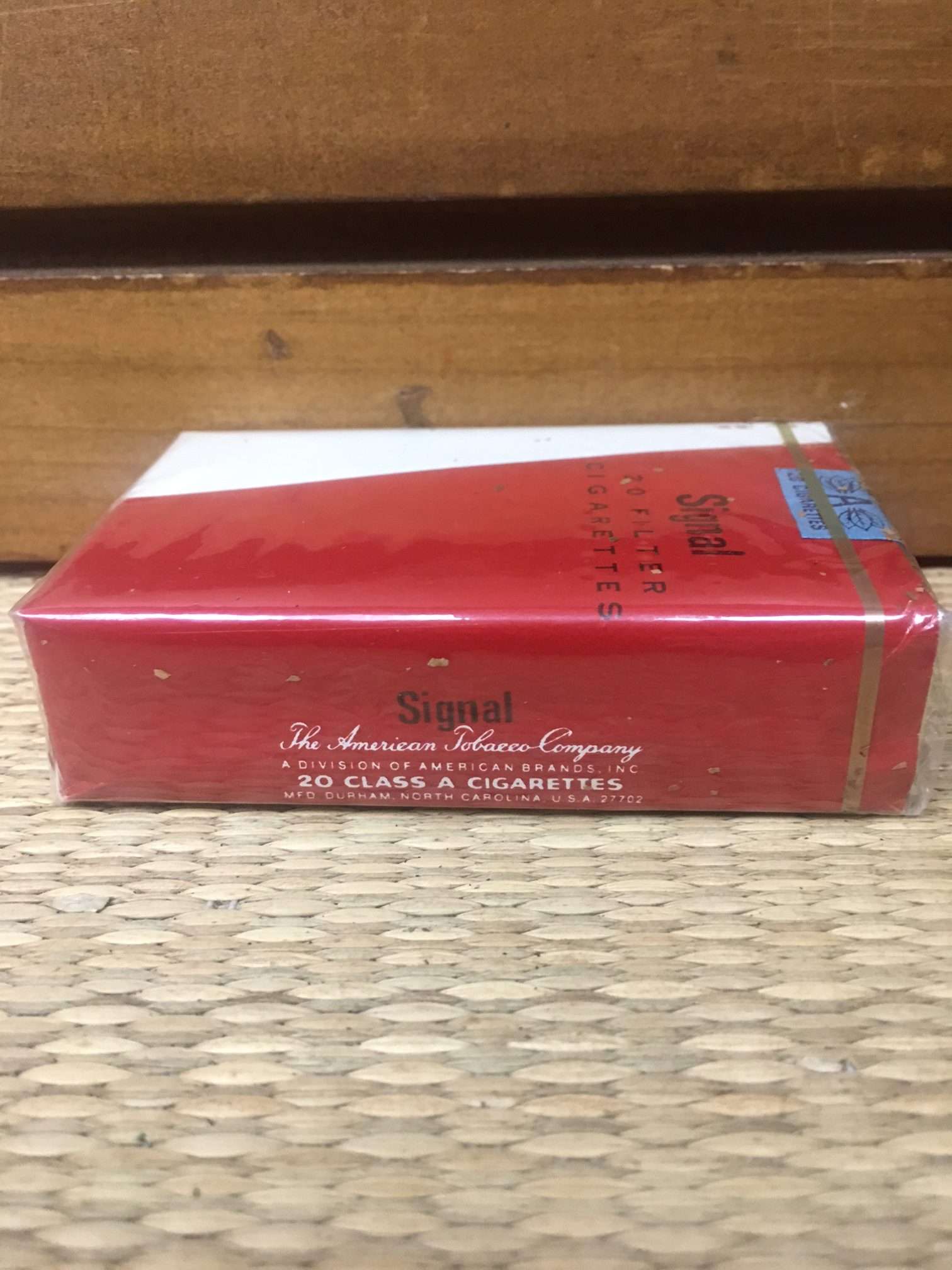 Signal Cigarette Soft Trademark Pack by the American Tobacco Company