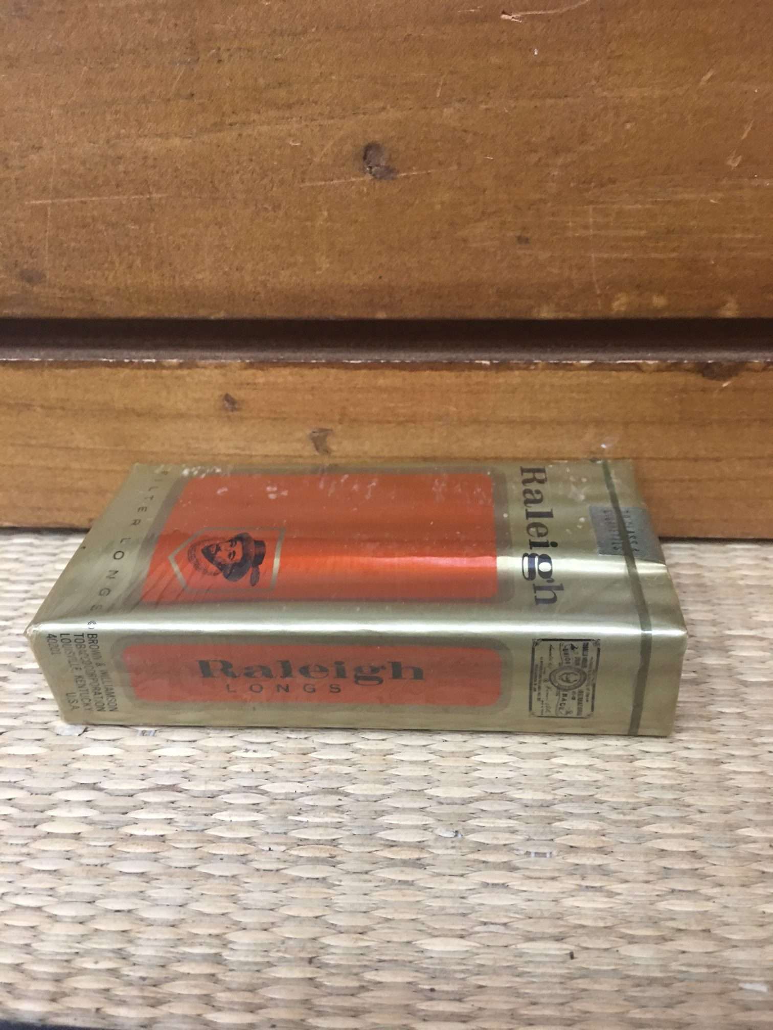 1960’s Raleigh Filter Longs Cigarette Soft Pack by Brown & Williamson