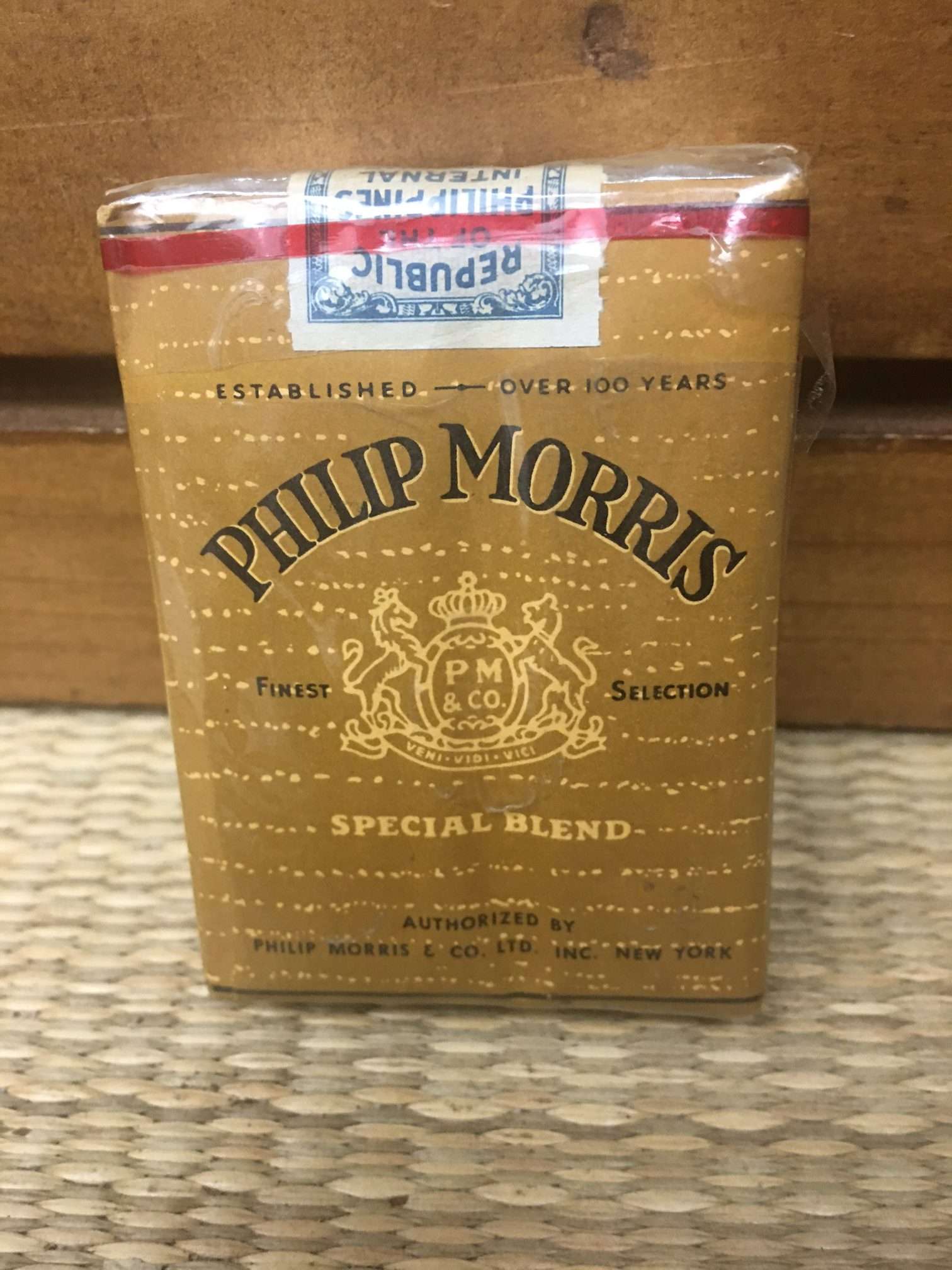 1950’s Philip Morris Special Blend Cigarette Soft Pack by Philip Morris