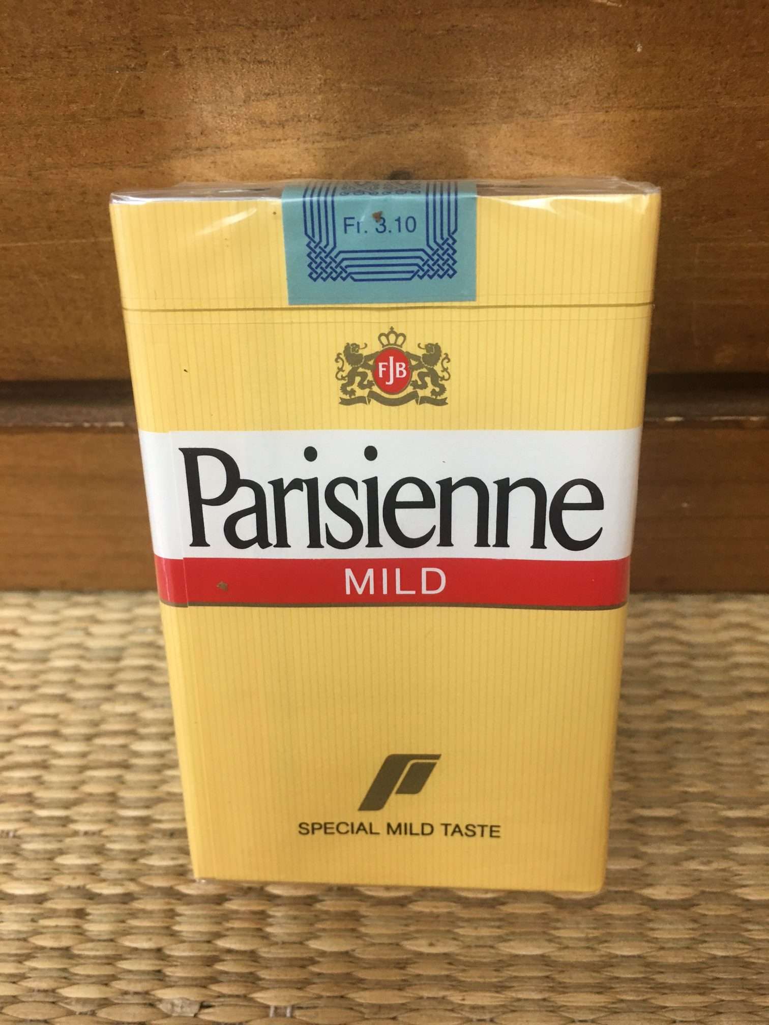 Parisienne Mild Cigarettes Soft Pack! Made in Switzerland by F.J