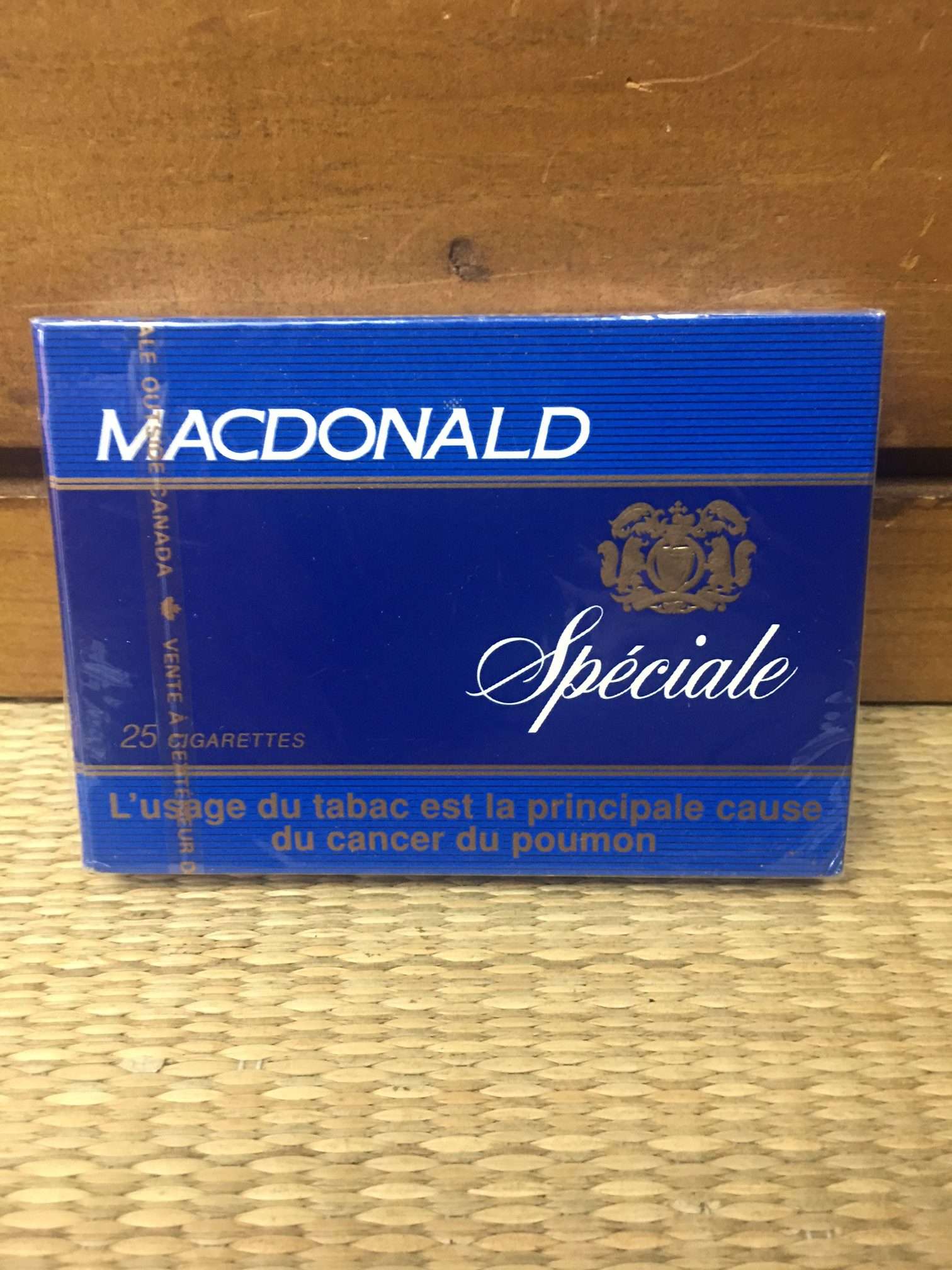 Macdonald Special Cigarette Hard Box by Macdonald Inc. Montreal Canada