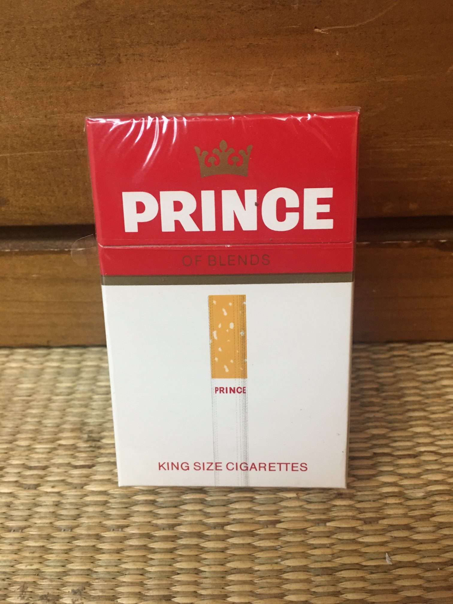 Prince King Size Cigarette Hard Pack by Scandinavian Tobacco Company
