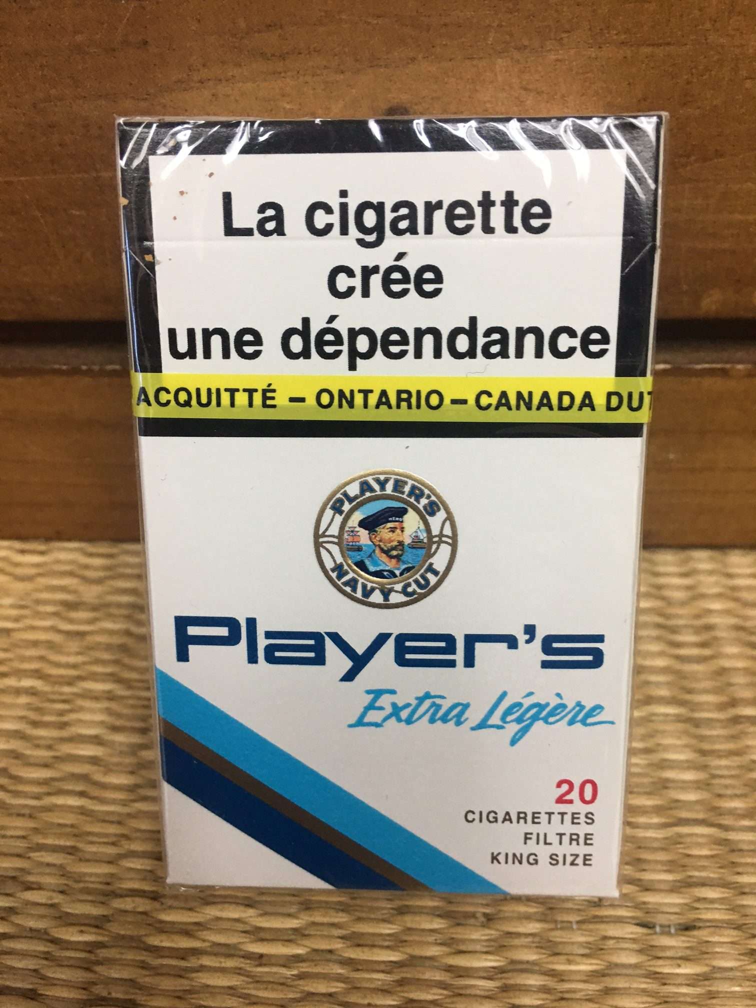 Player’s Navy Cut Extra Light Cigarette Hard Pack! Imperial Tobacco