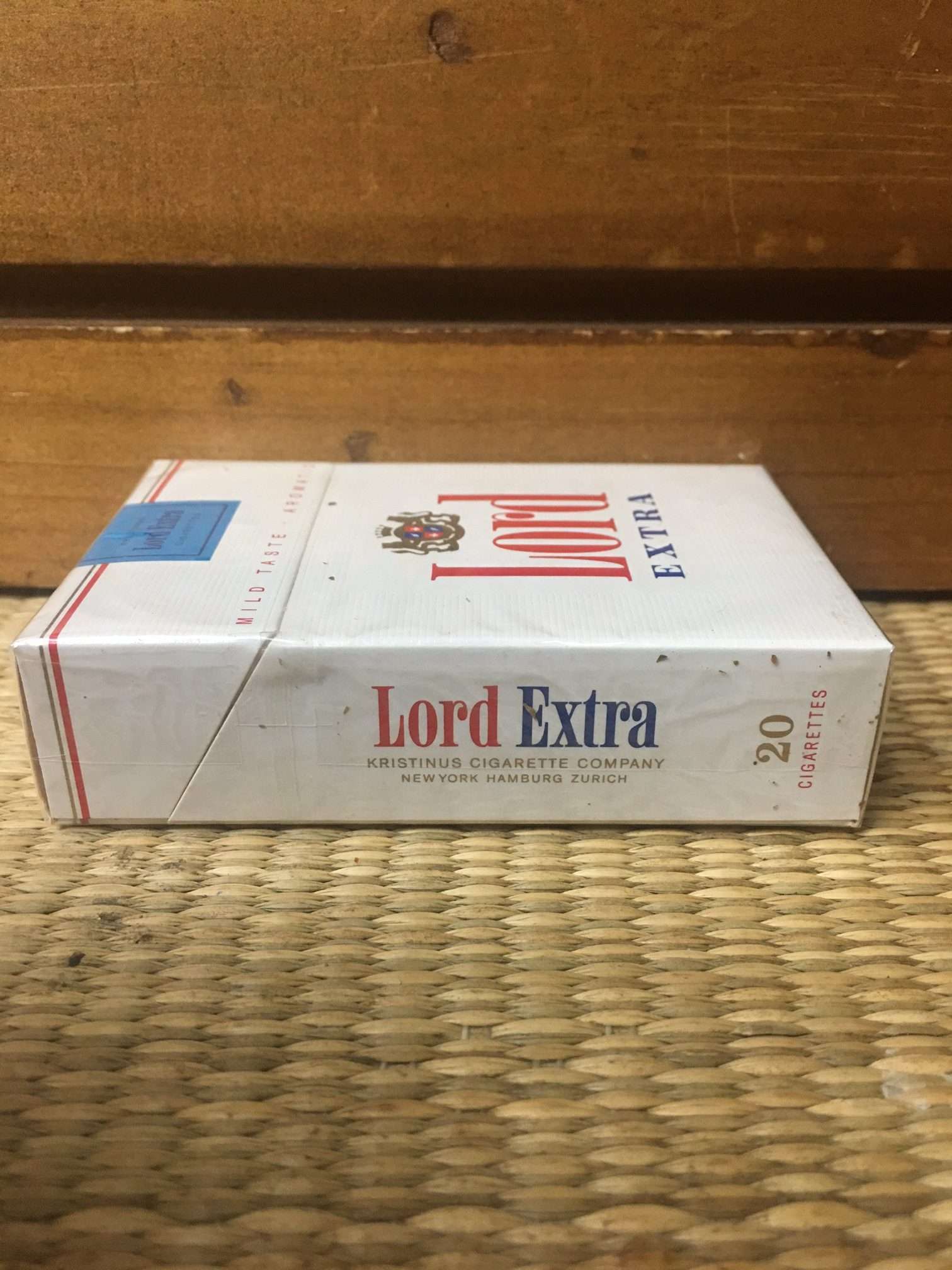 Lord Extra Cigarette Hard Pack by The Kristinus Cigarette Company! Made in Switzerland! Danly