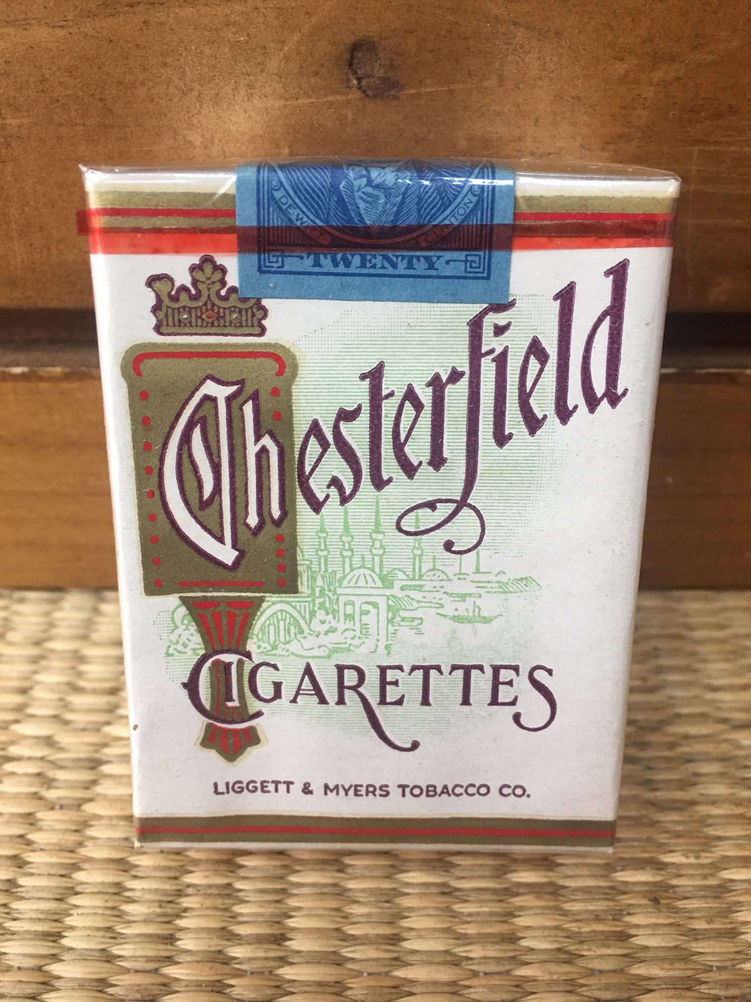 1946 Chesterfield Cigarette Soft Pack! Liggett & Myers Inc. Danly's