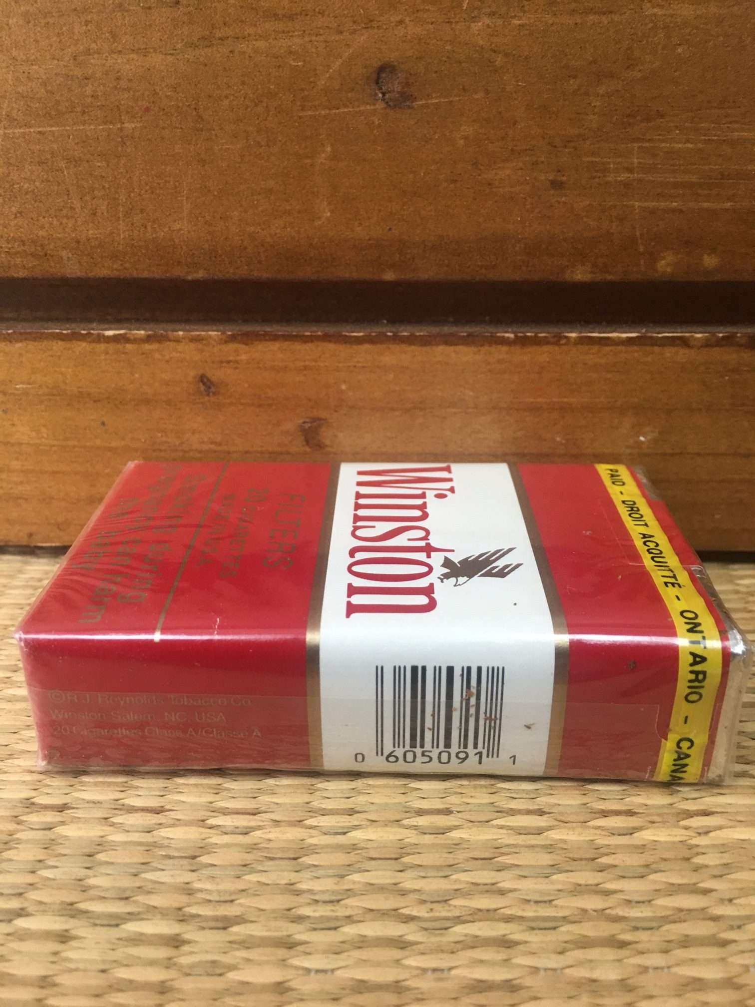 Winston Cigarette Soft Pack! Made in USA to be Sold in Canada! Danly