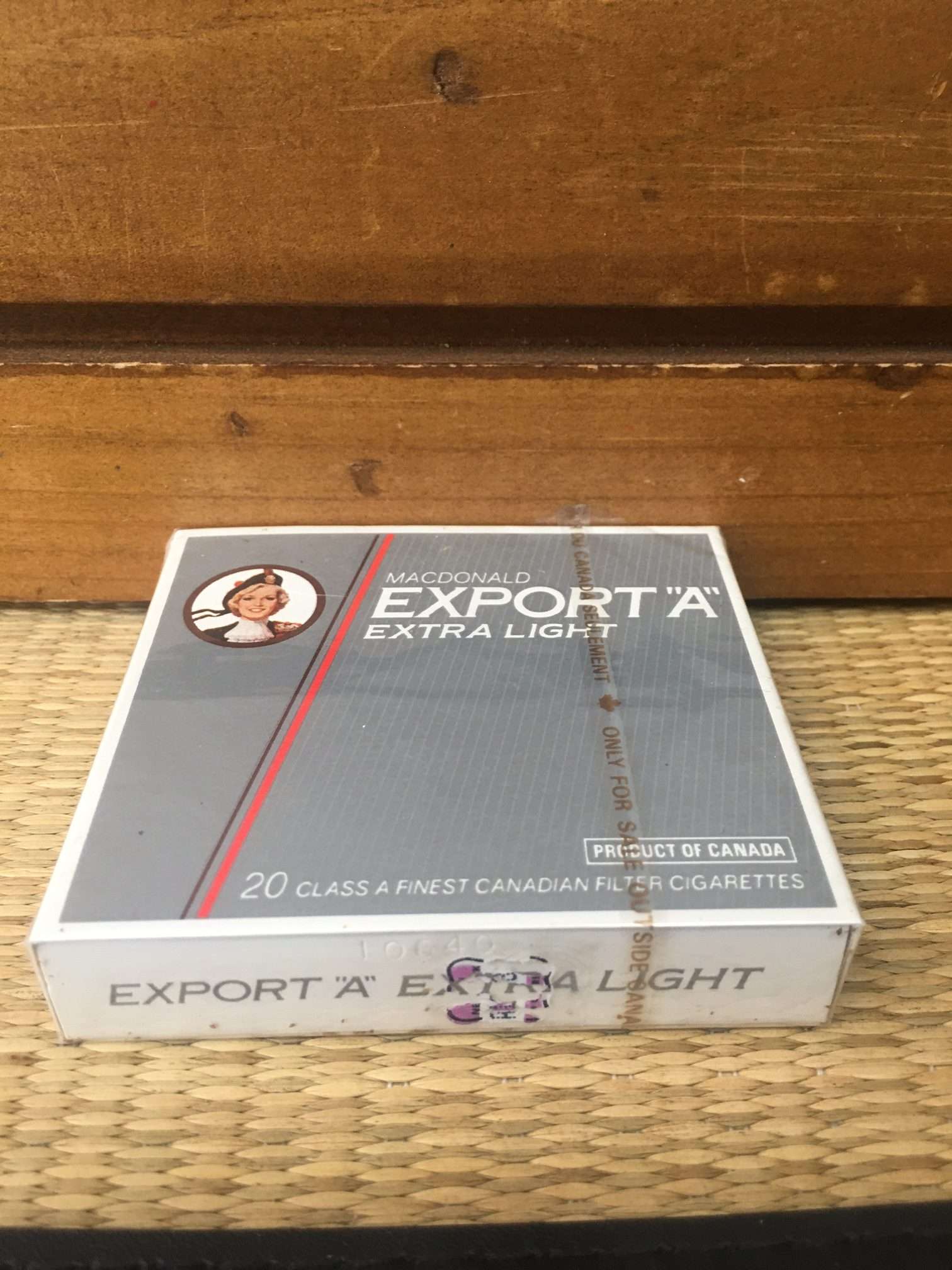 Export “A” Extra Light Cigarette Hard Box! Danly's Vintage Cigarette