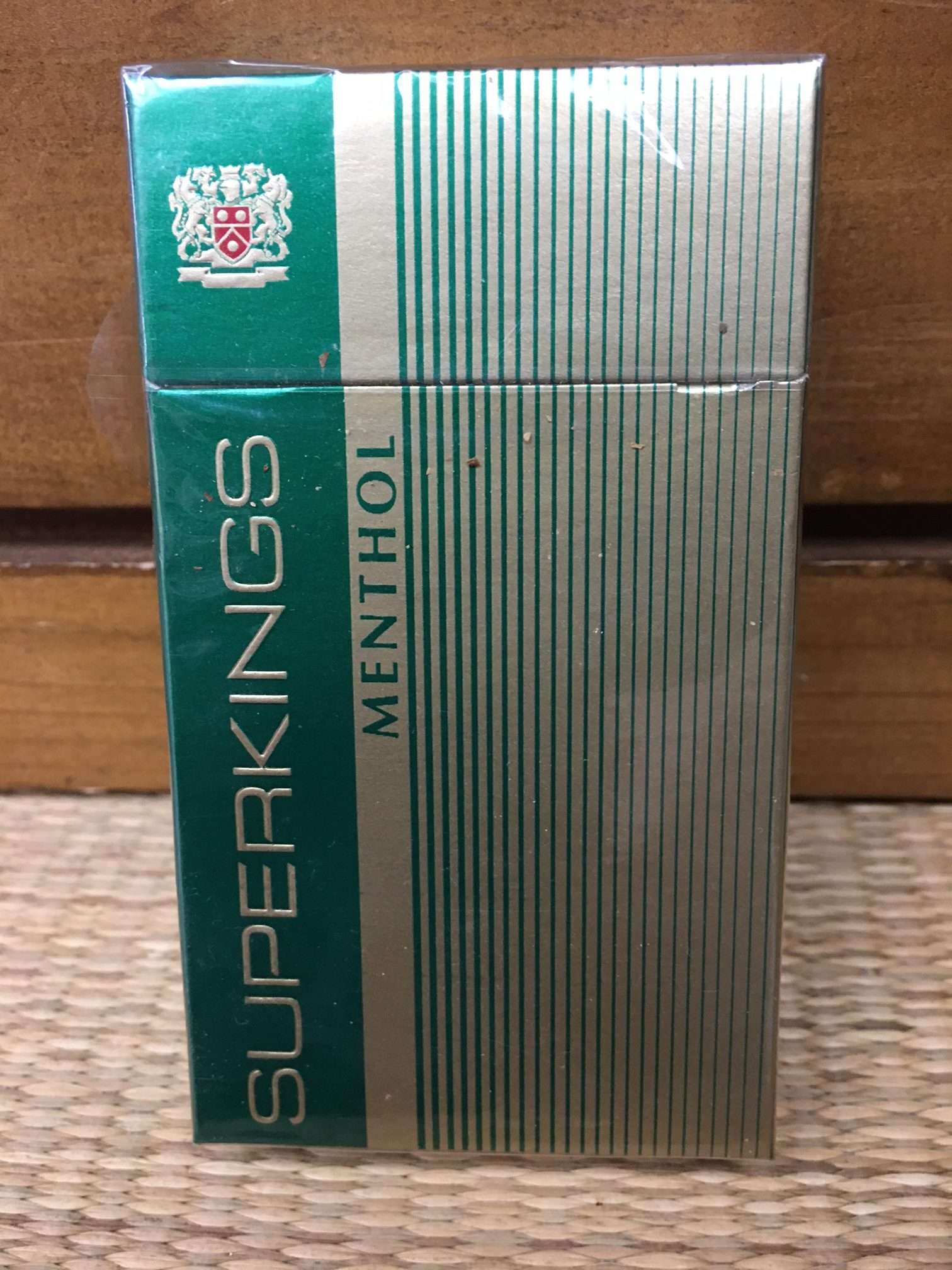 Superkings Menthol Cigarette Hard Pack! Danly's Vintage Cigarette