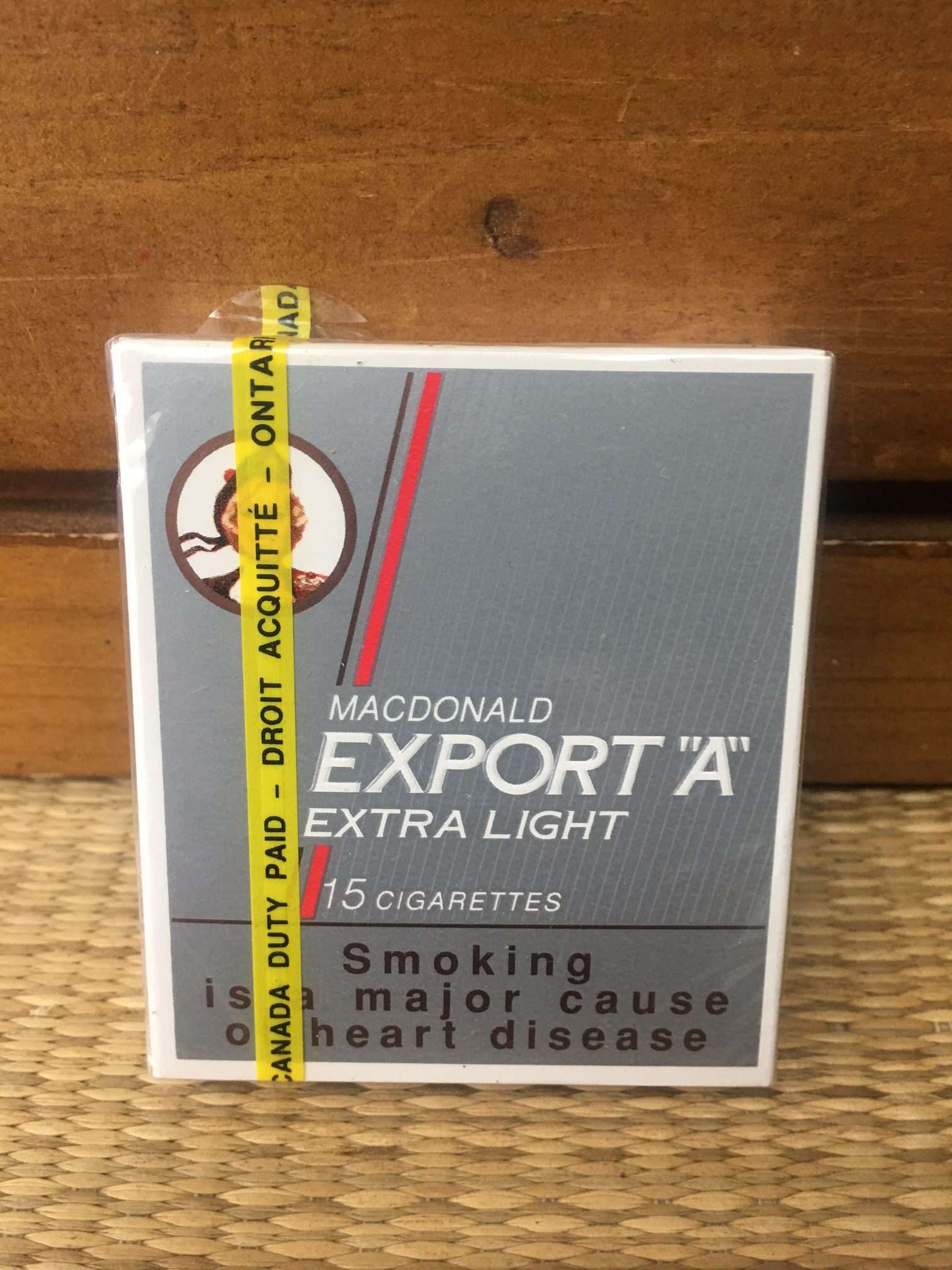 Export “A” Extra Light Cigarette Hard Box! Danly's Vintage Cigarette