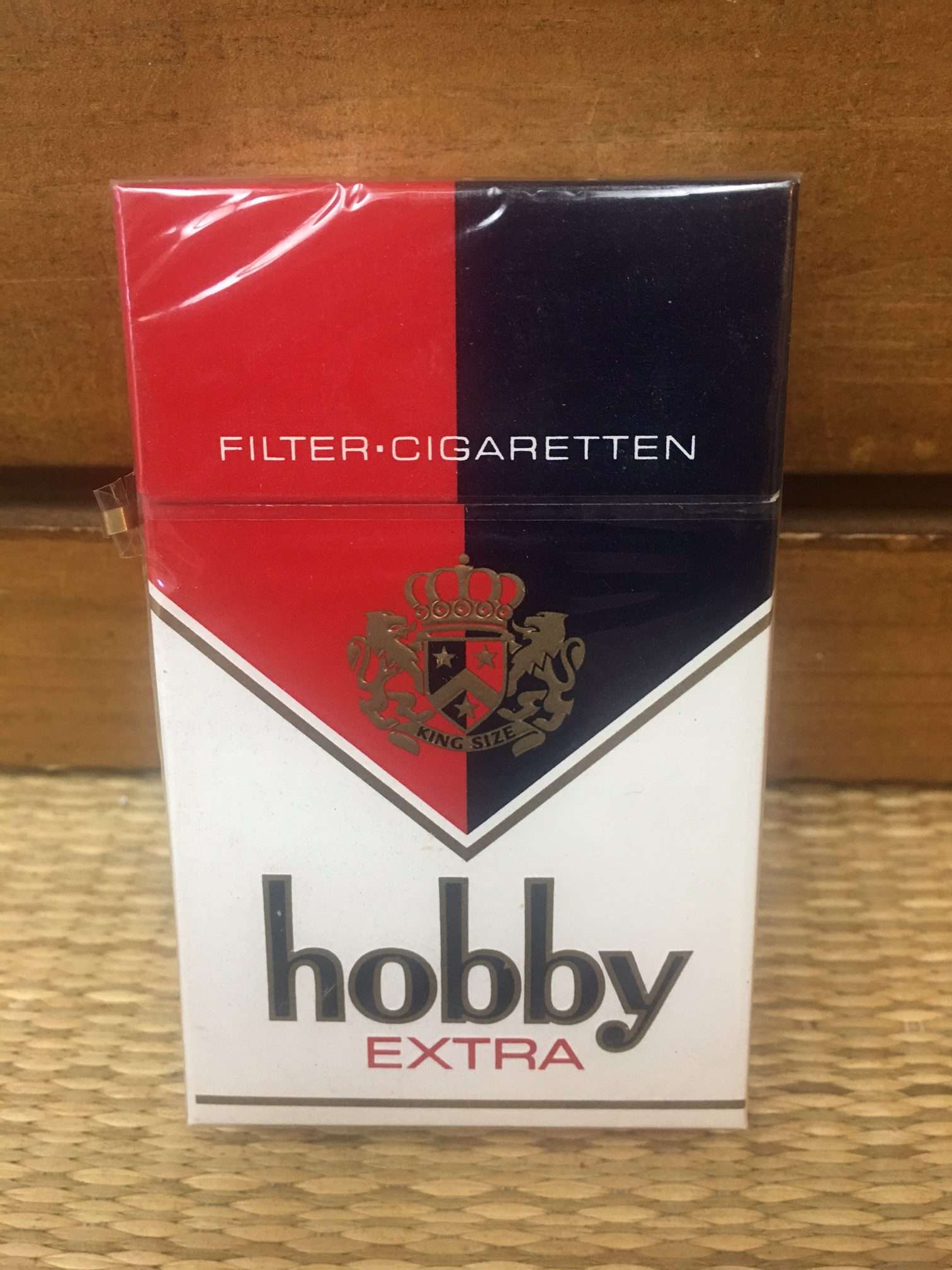 Hobby Extra Filter Cigarette Hard Pack! Made in Austria! Danly's
