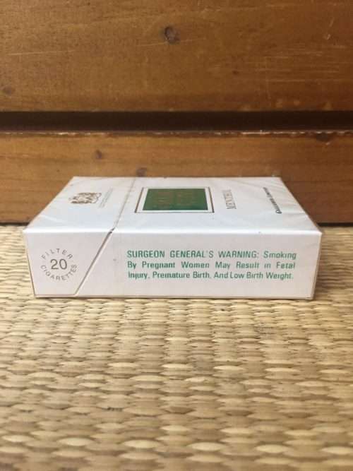 Silk Cut Menthol King Size Cigarette Hard Pack! Danly's Vintage