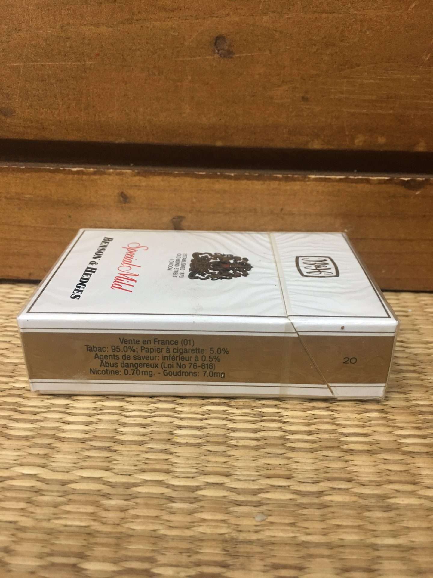 Benson & Hedges Special Mild Cigarette Hard Pack! Made in Belgium to be