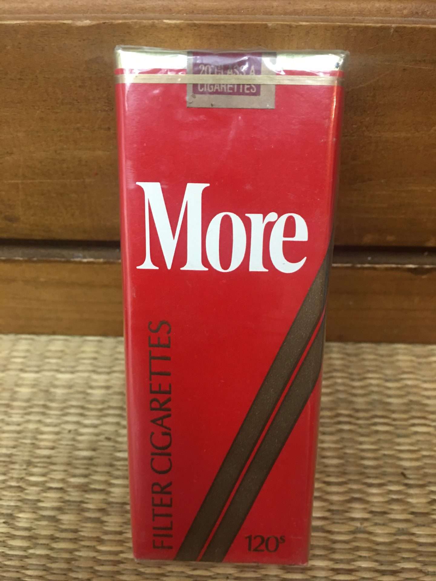 1970’s More Filter 120’s Cigarette Soft Pack! Danly's Vintage