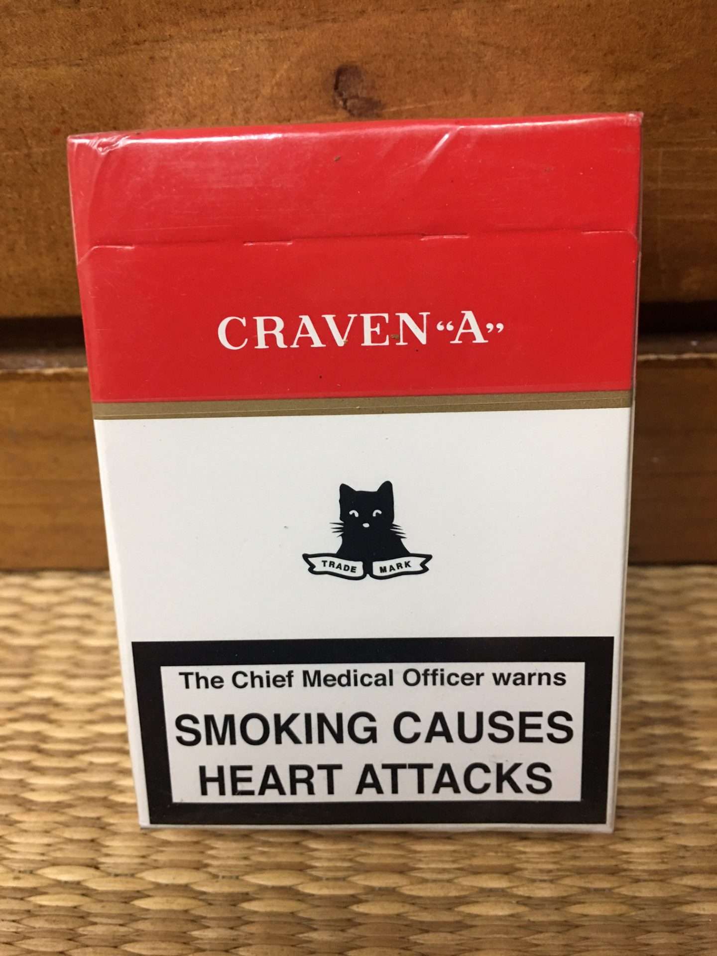 Craven “A” Virginia Cigarette Hard Pack! Made in Jamaica! Danly's Vintage Cigarette Packs For