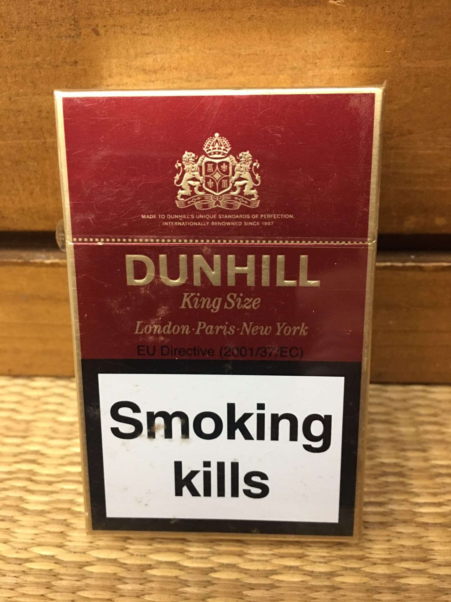 Dunhill King Size Filter Cigarette Hard Pack! Danly's Vintage