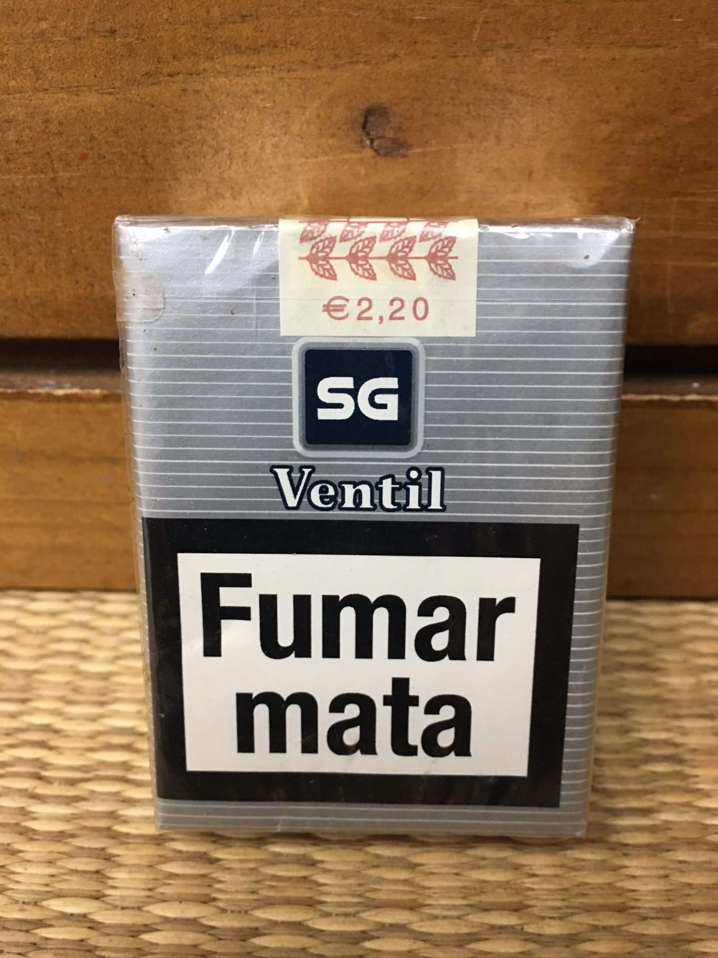 SG Ventil Cigarette Soft Pack! Made in Portugal! Danly's Vintage Cigarette Packs For Collectors