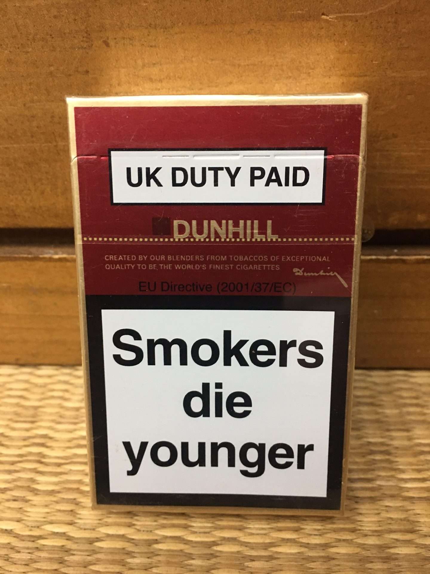 Dunhill King Size Filter Cigarette Hard Pack! Danly's Vintage