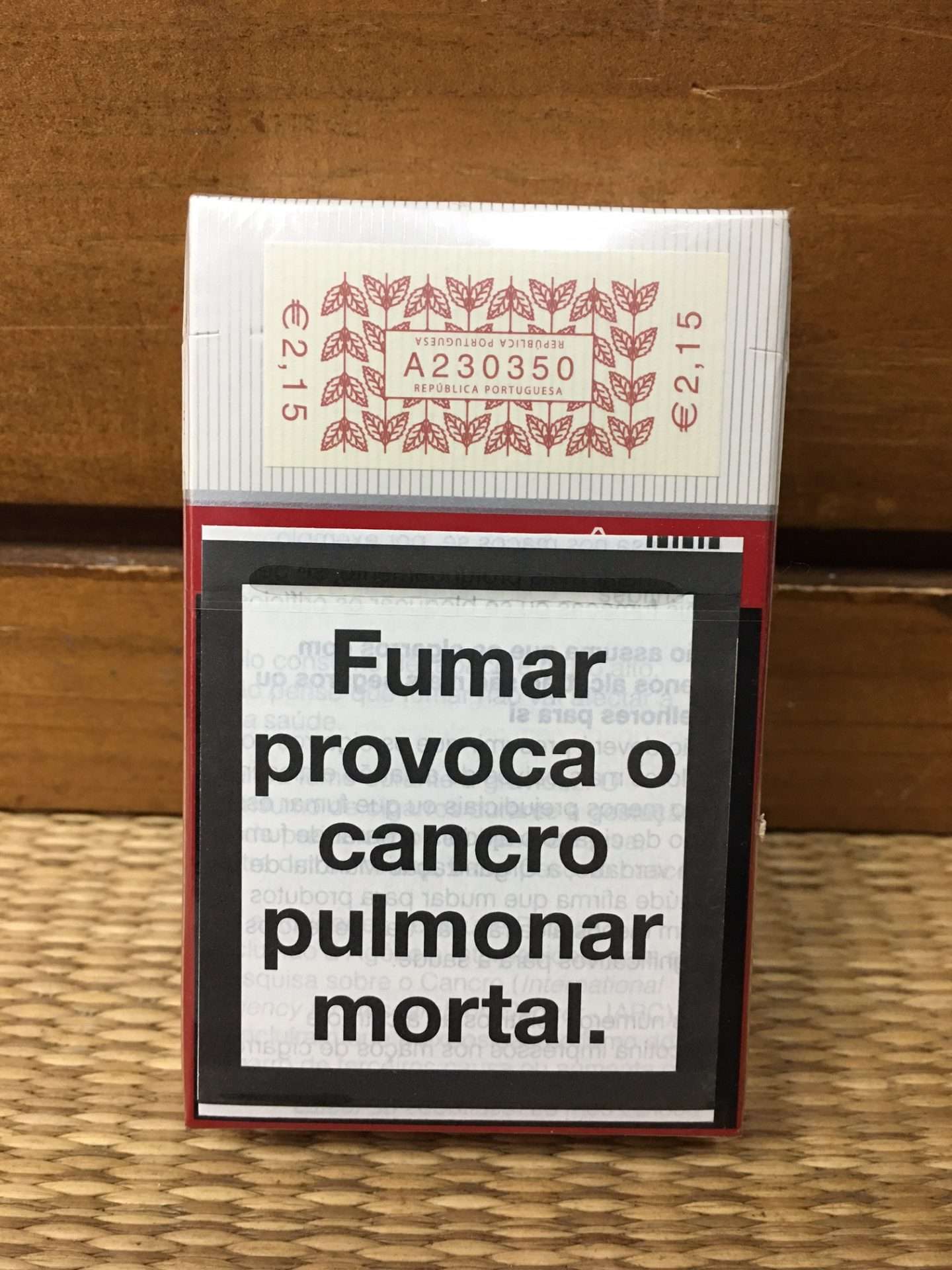 Portugues Filtro Cigarette Hard Pack! Made in Portugal! Danly's Vintage Cigarette Packs For