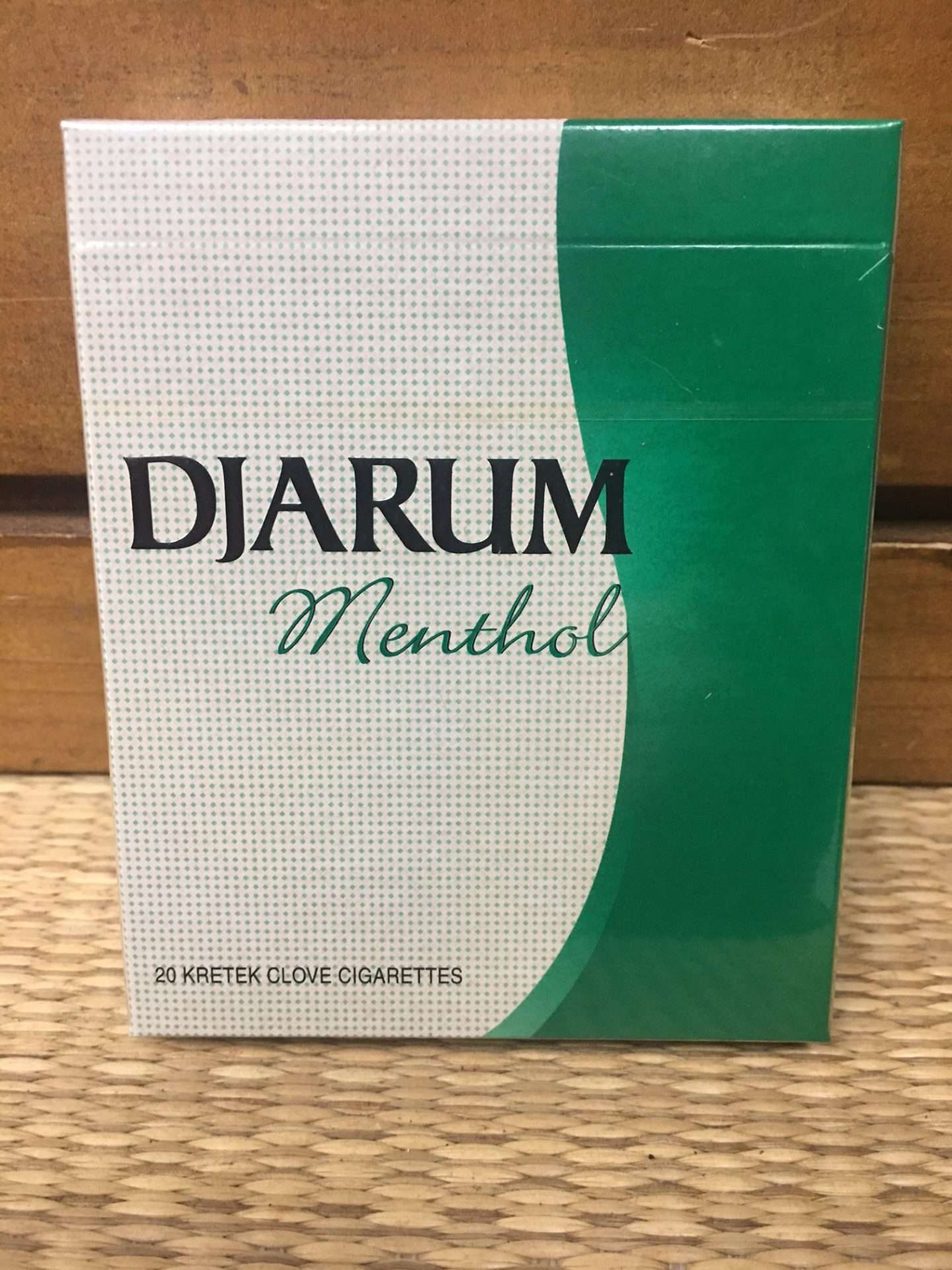 Djarum Menthol Kretek Clove Cigarettes Hard Box! Danly's Vintage