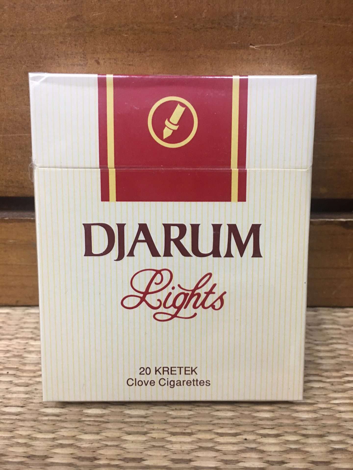 Djarum Lights Kretek Clove Cigarettes Hard Box! Danly's Vintage
