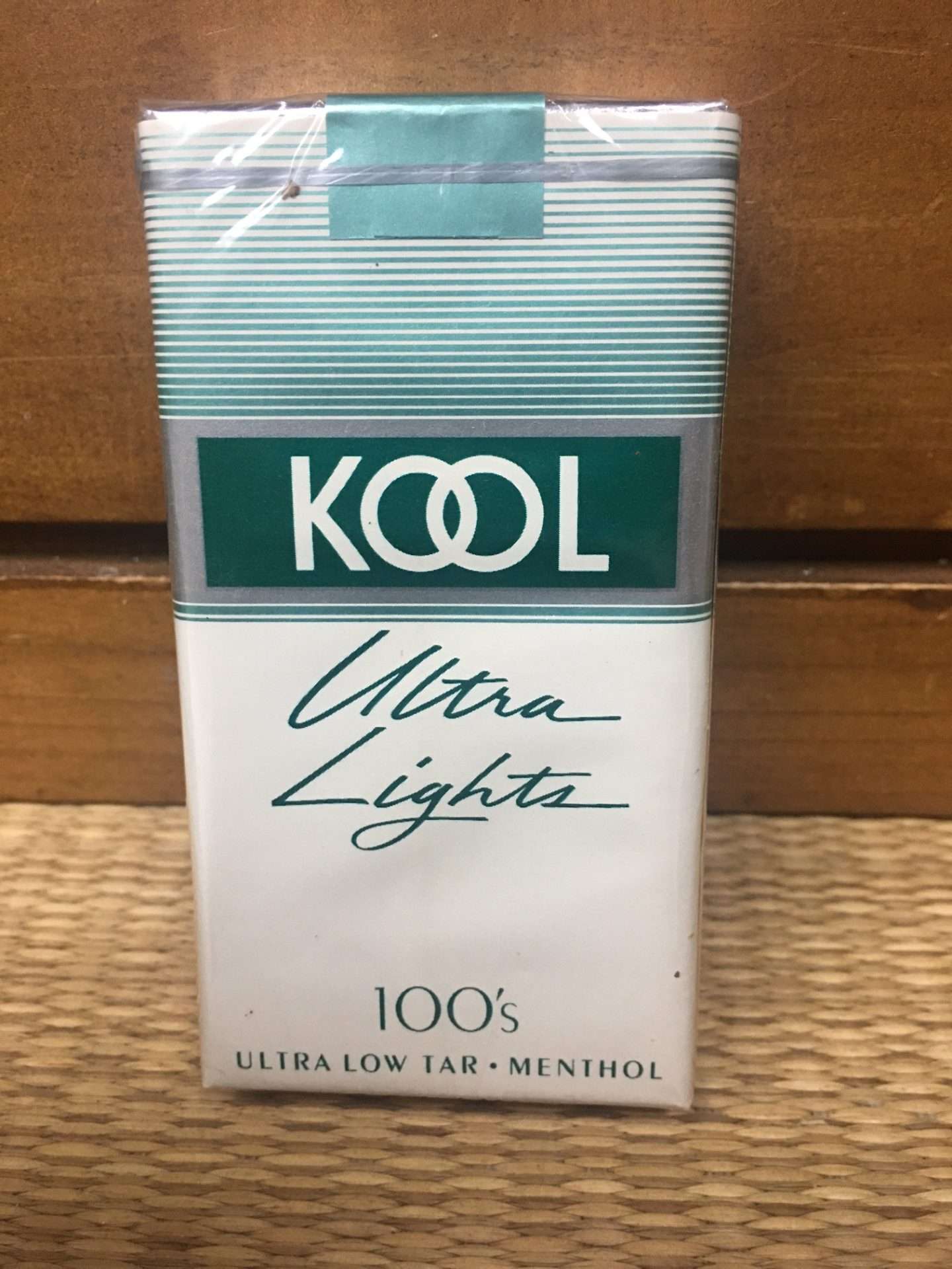 Kool Ultra Lights Menthol 100’s Cigarette Soft Pack! Danly's Vintage