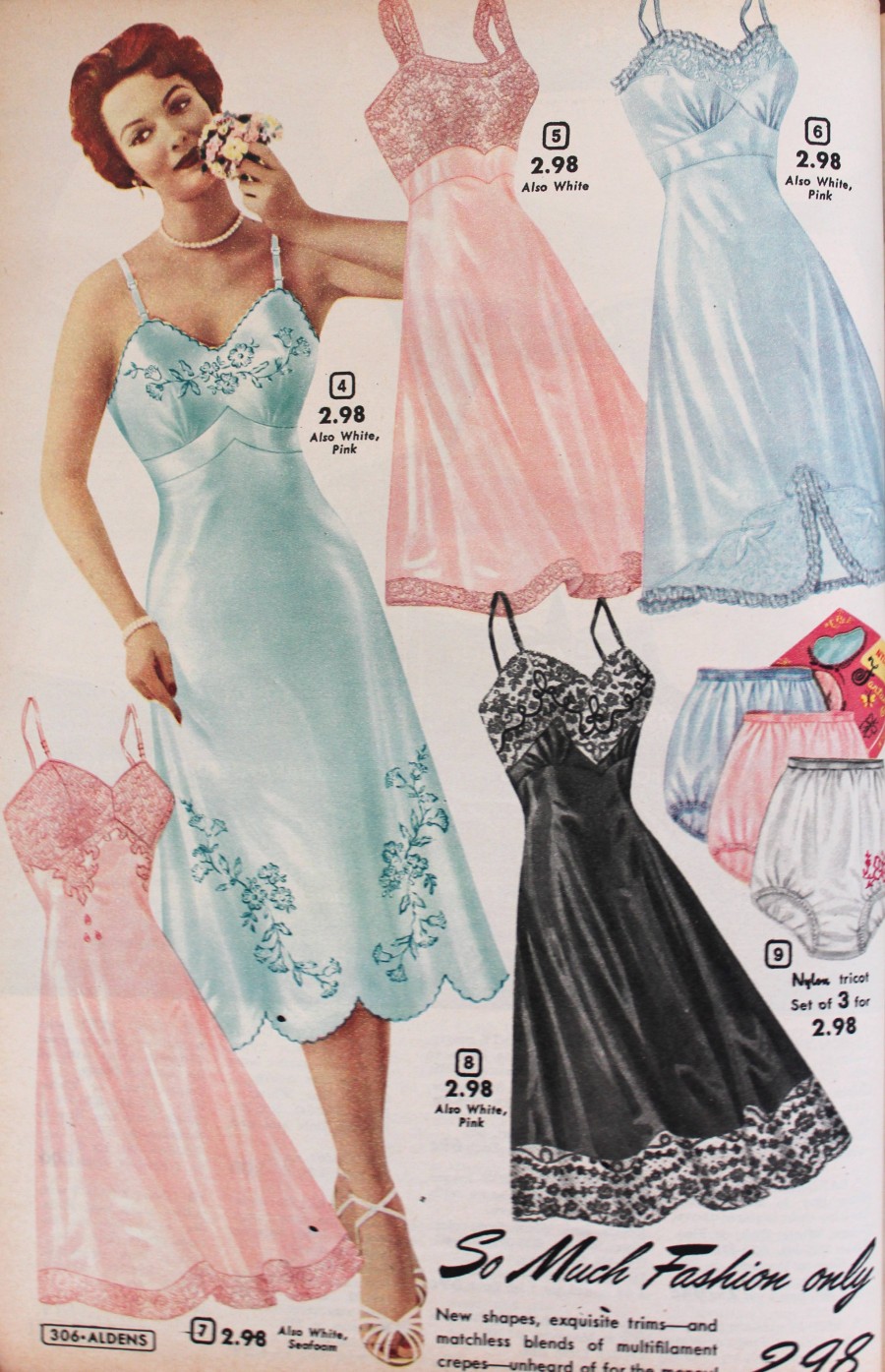 1950s Lingerie History Bras, Girdles, Slips, Panties, Garters