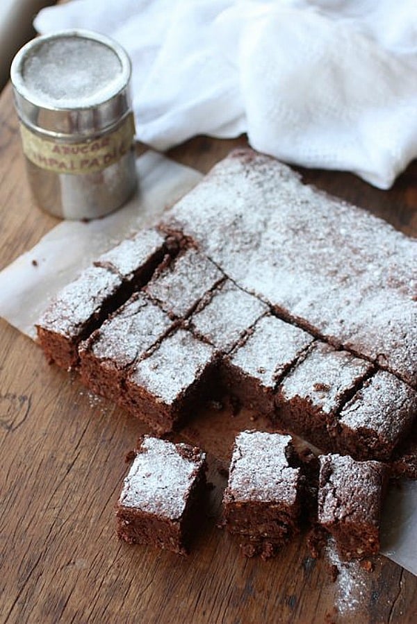 Fudgy Hazelnut Brownies (glutenfree) Vintage Kitchen Notes