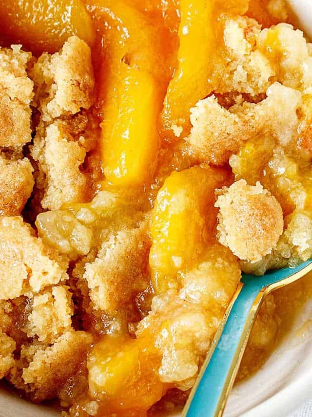 Peach Dump Cake Vintage Kitchen Notes