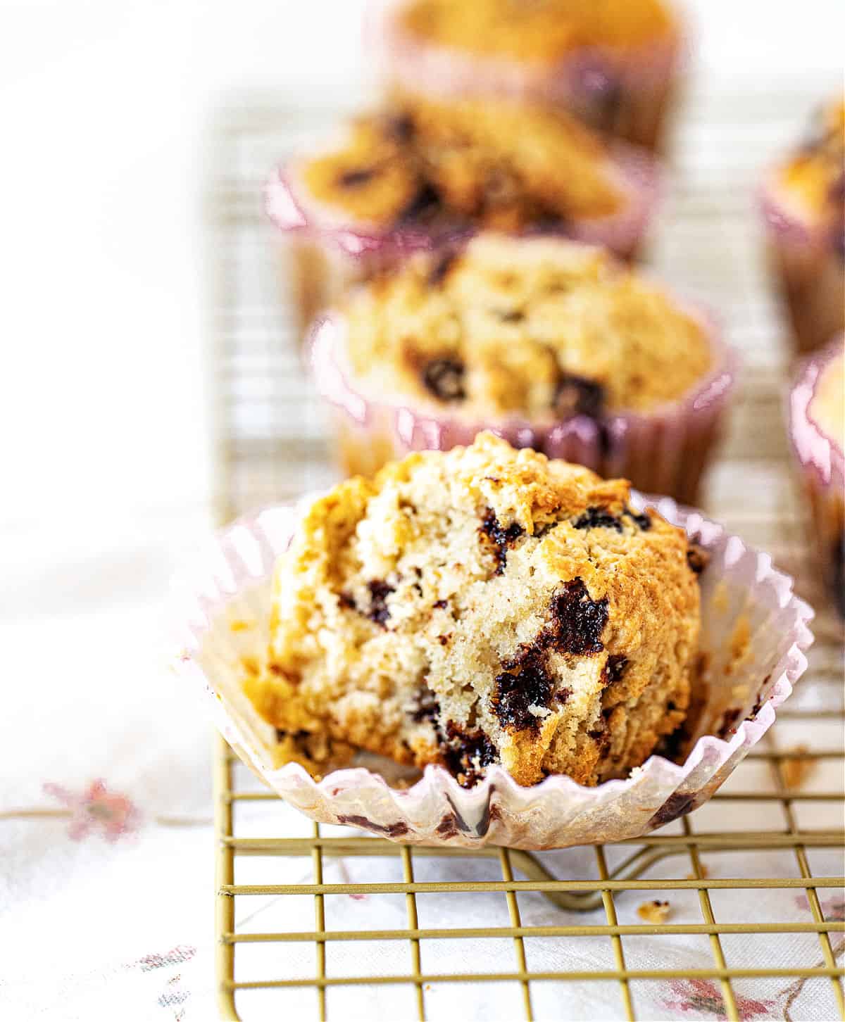 Oatmeal Chocolate Chip Muffins Vintage Kitchen Notes