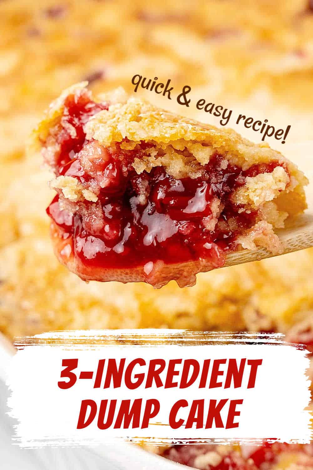 Dump Cake Recipe (easy, 3 ingredients!) Vintage Kitchen Notes