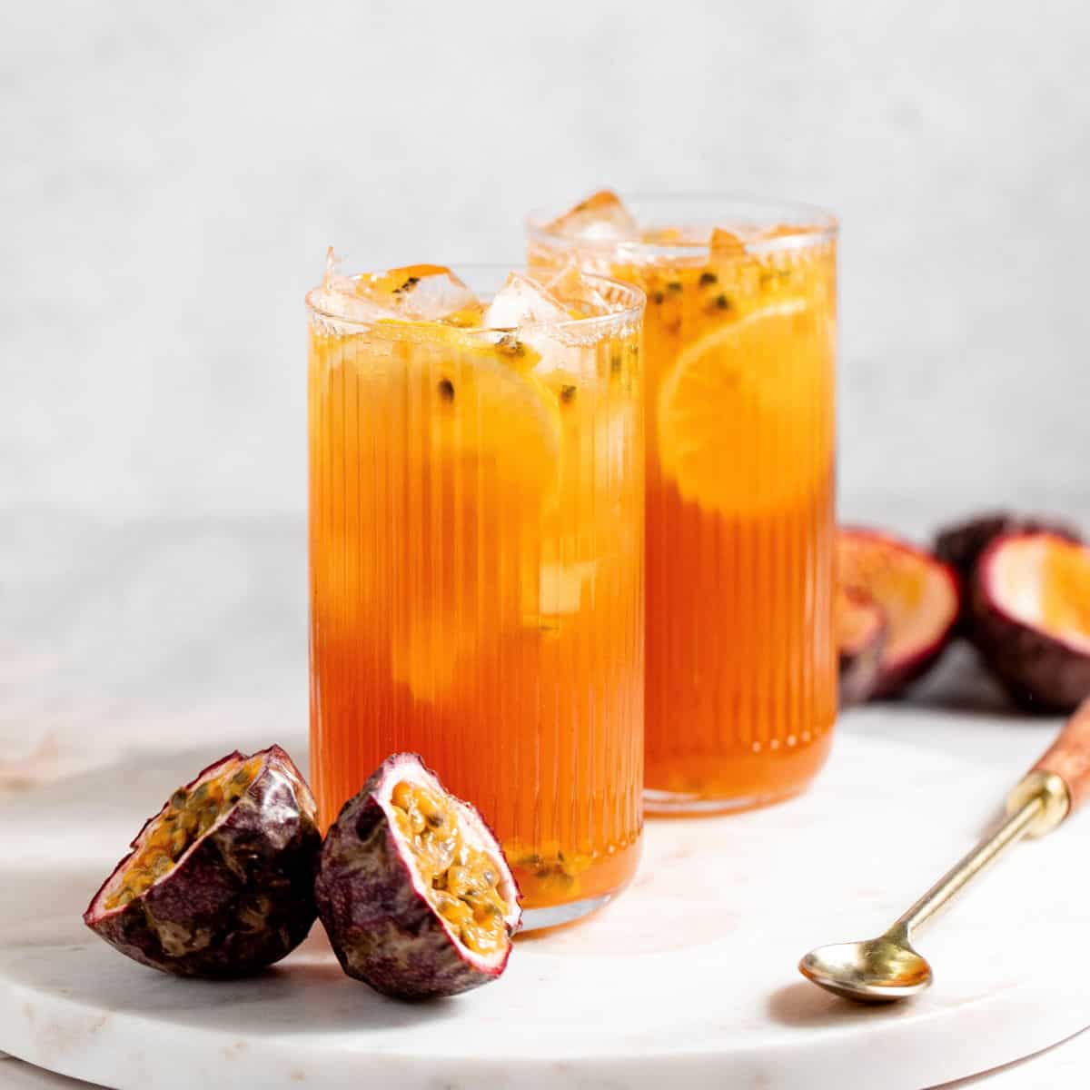 Passionfruit Tea (easy iced recipe) Vintage Kitchen Notes